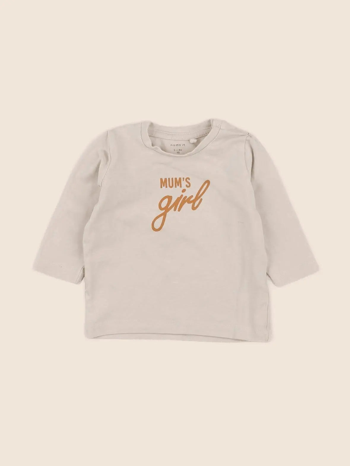 Name it - tee-shirt beige - 3 mois