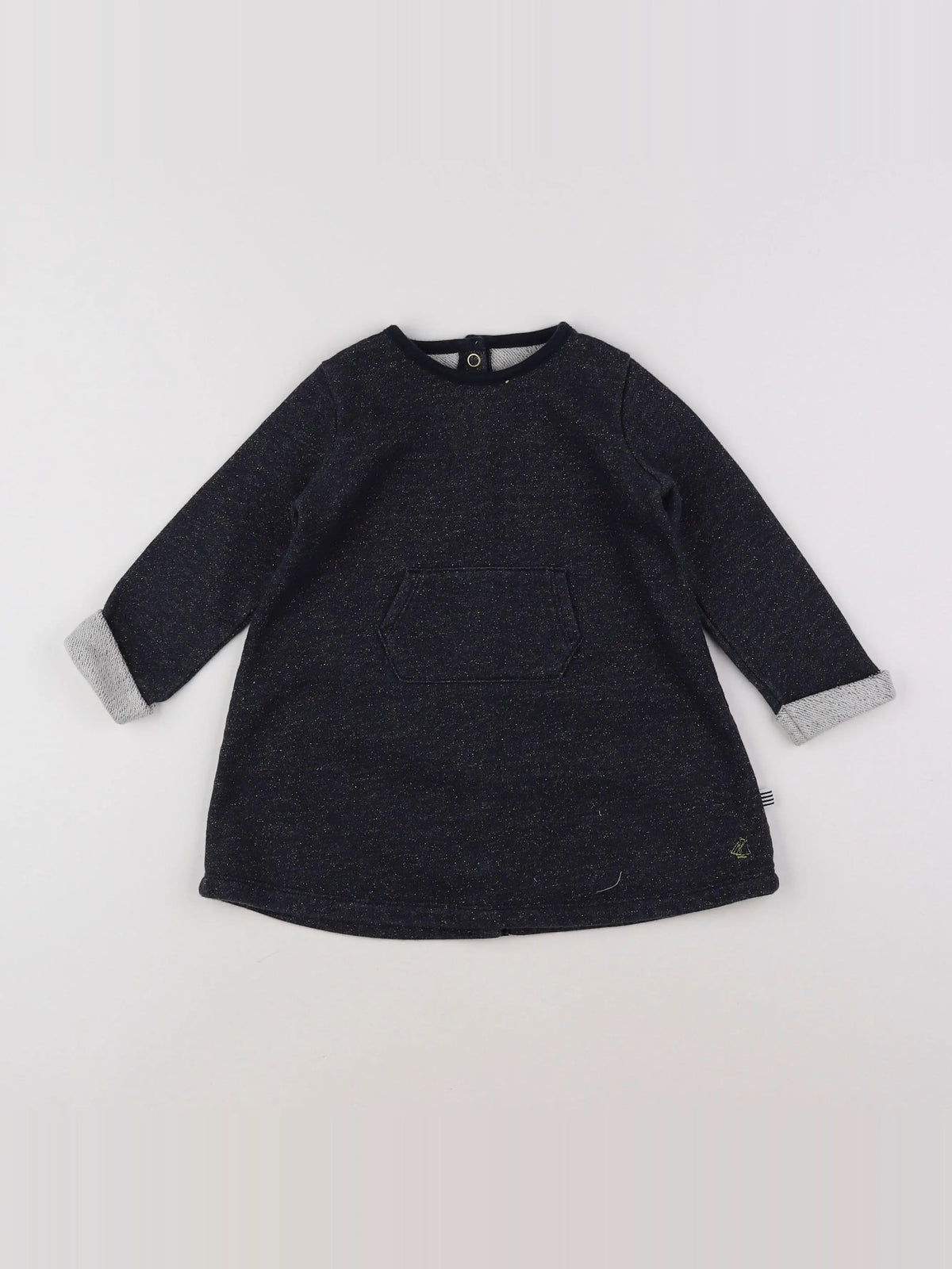 Petit Bateau - robe bleu - 18 mois