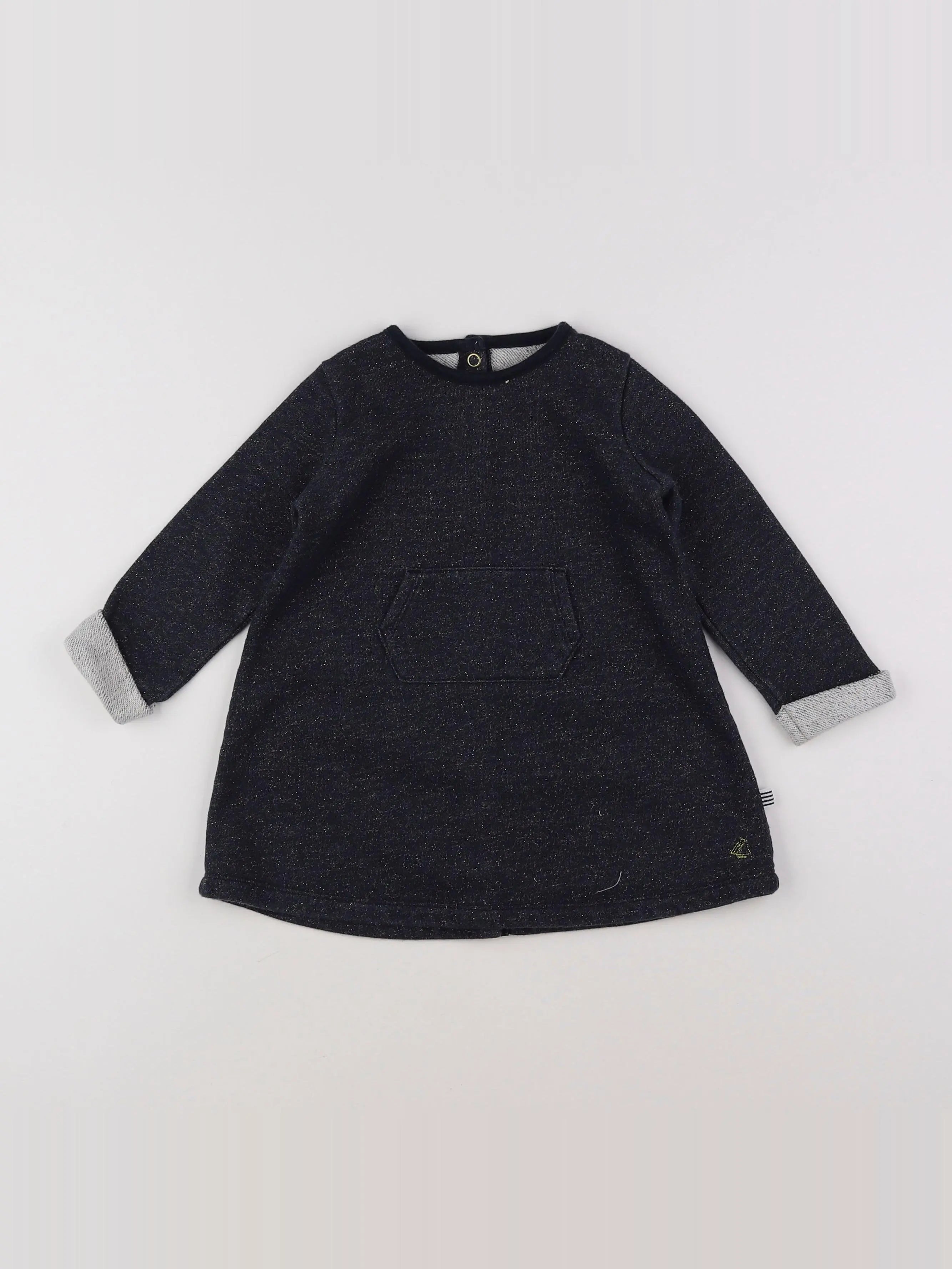 Petit Bateau - robe bleu - 18 mois