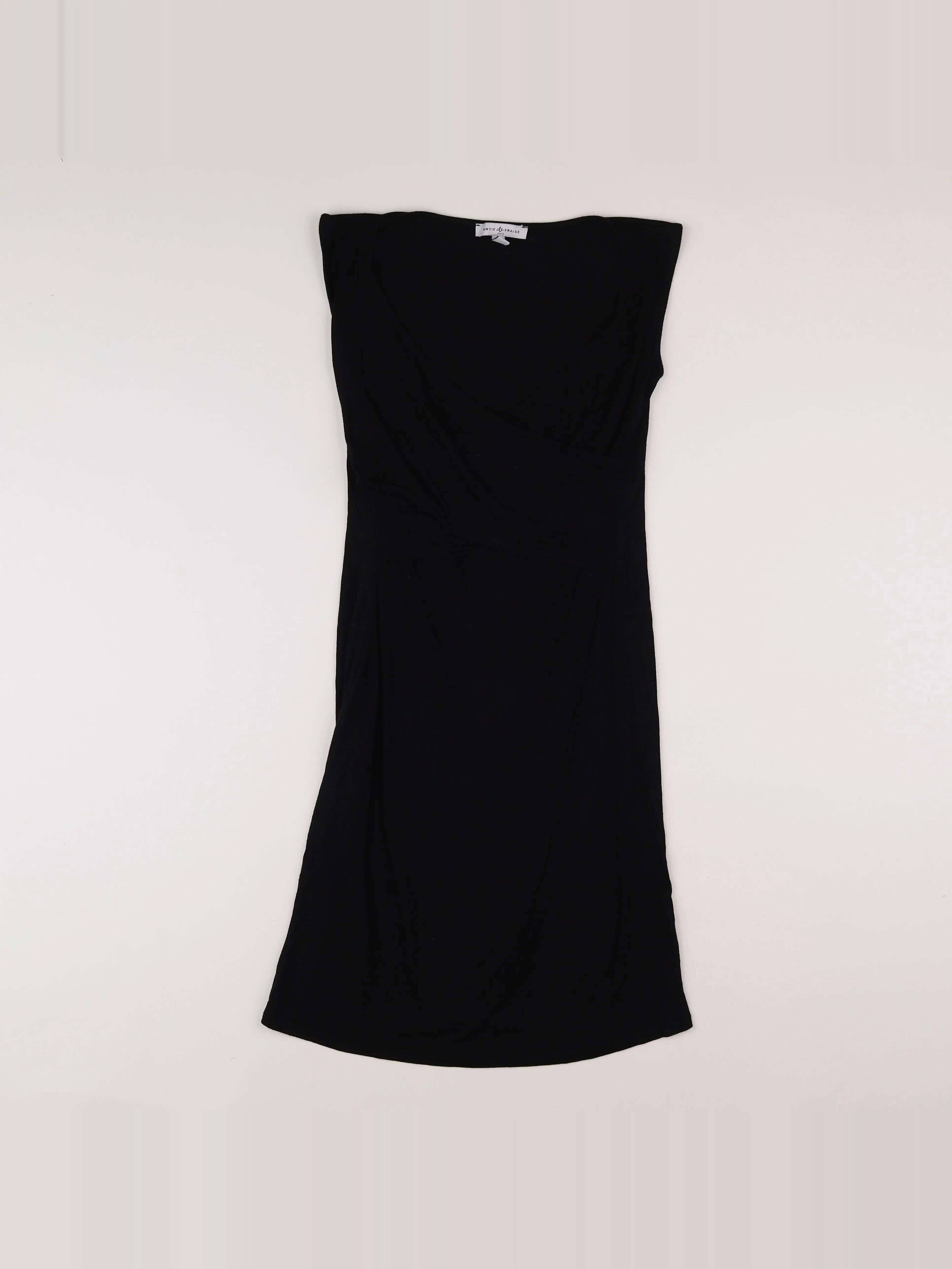 Envie de fraise - robe grossesse, allaitement noir - 34 à 36