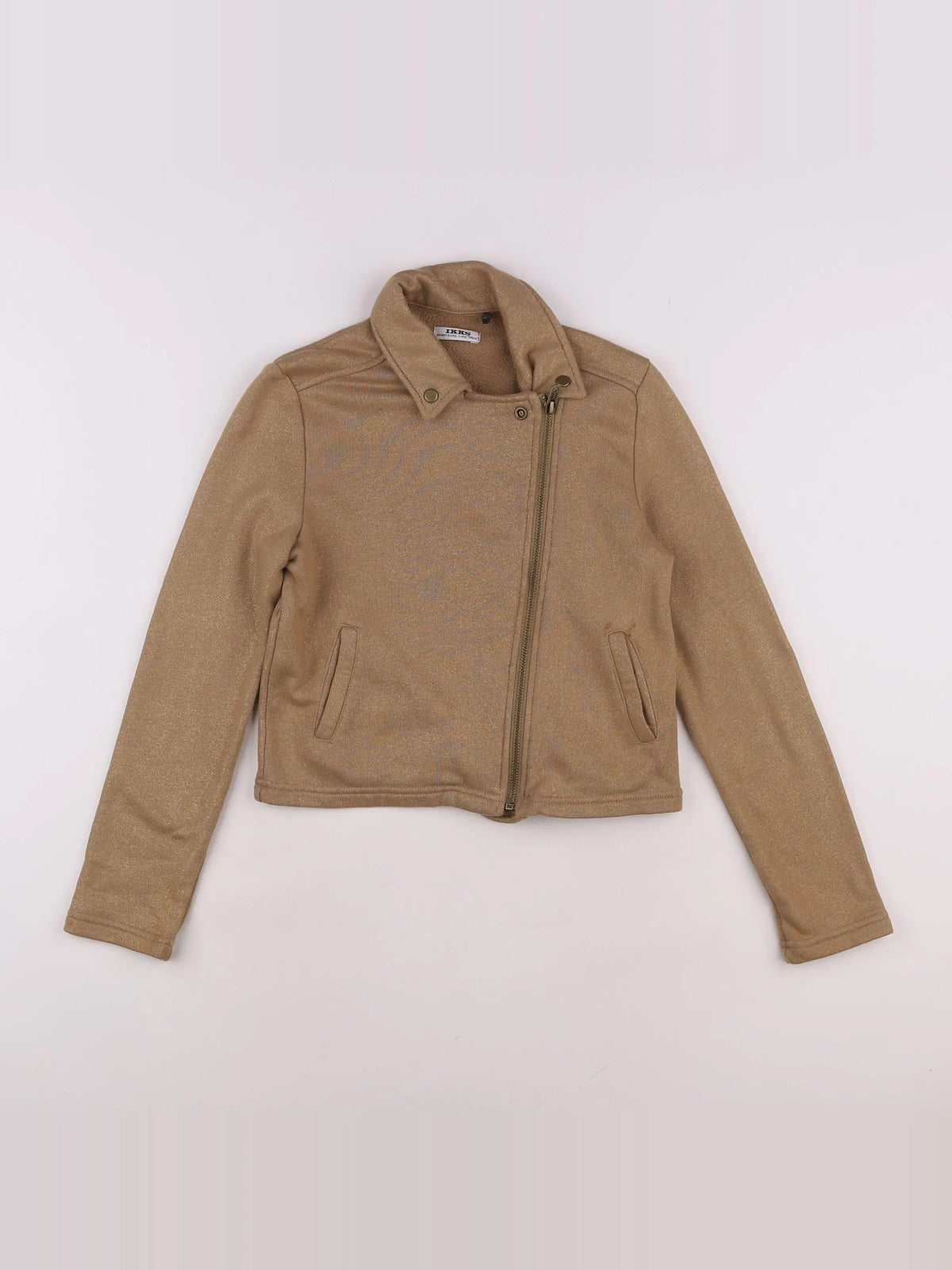 IKKS - veste marron, or - 10 ans
