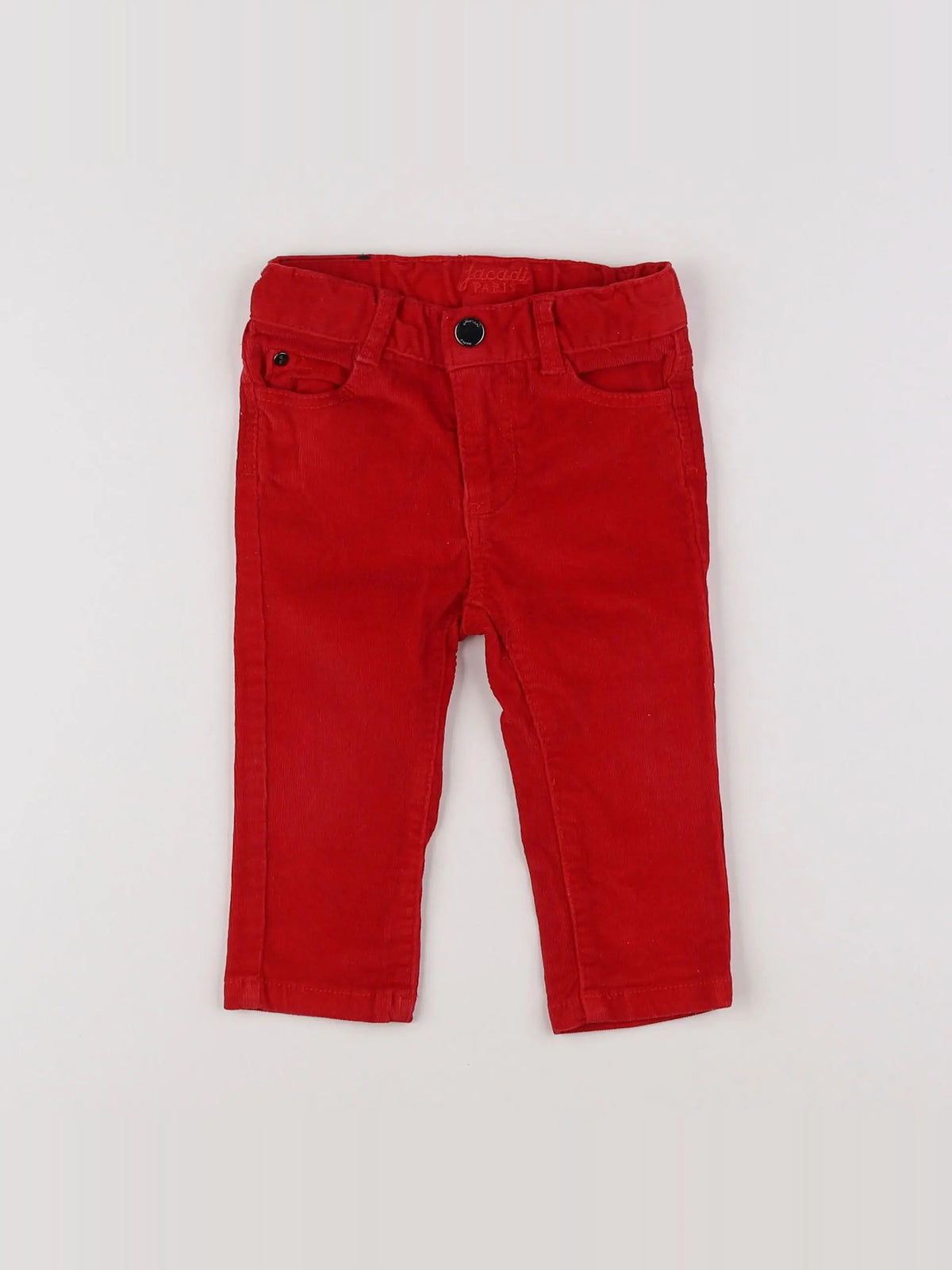 Jacadi - pantalon rouge - 12 mois