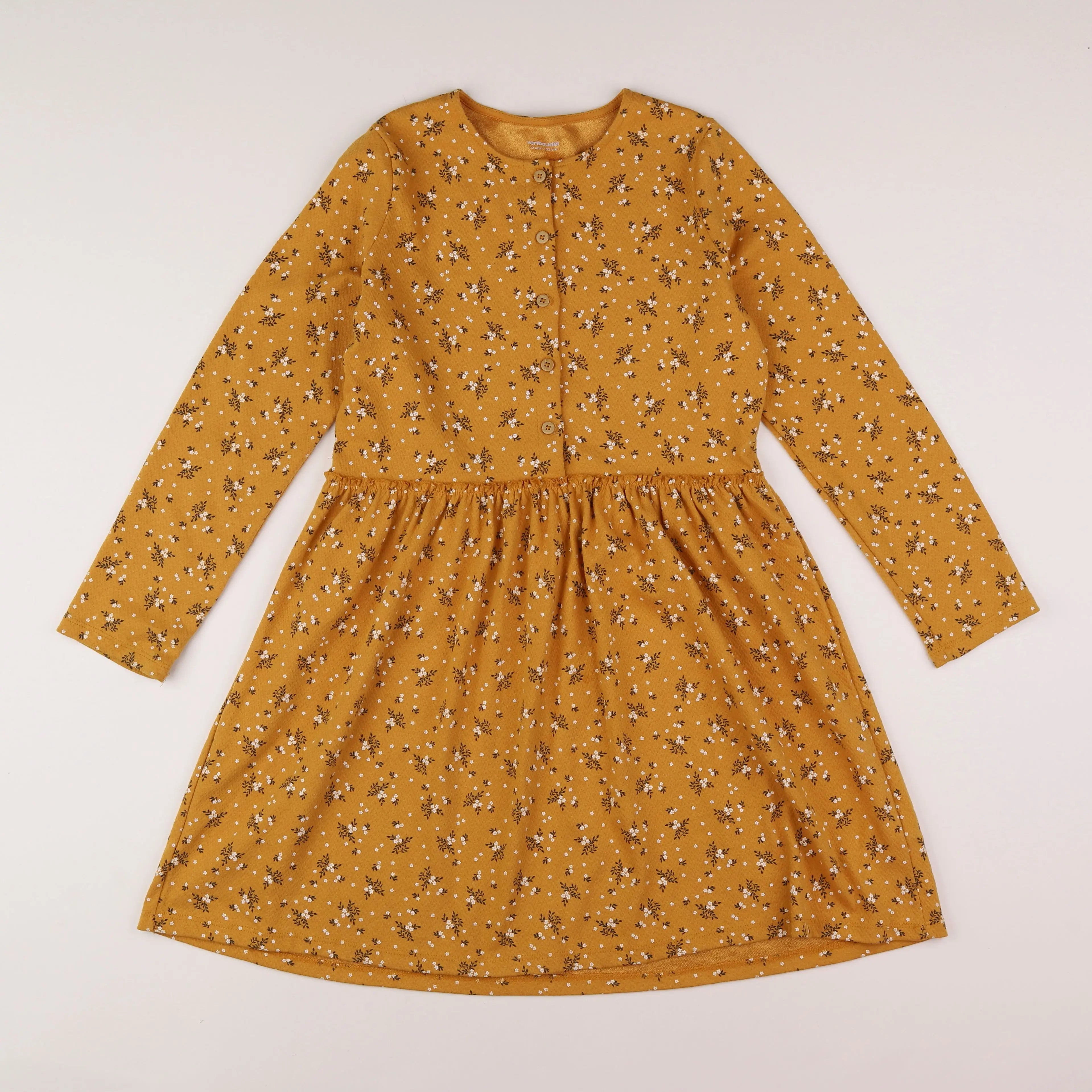 Vertbaudet - robe jaune - 12 ans