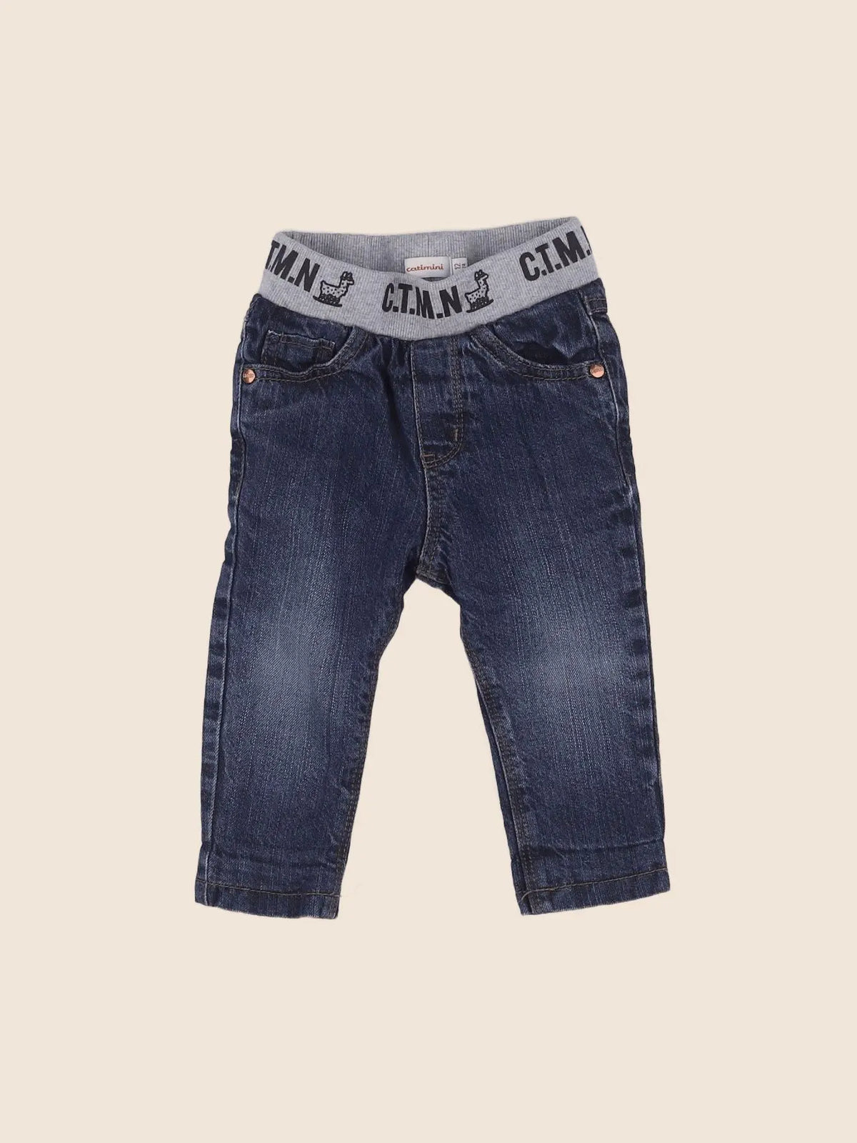 Catimini - jegging bleu - 12 mois