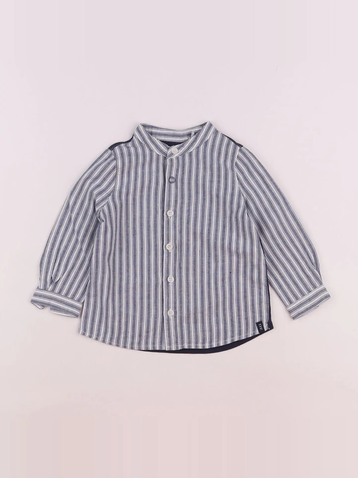 IKKS - chemise bleu - 12 mois