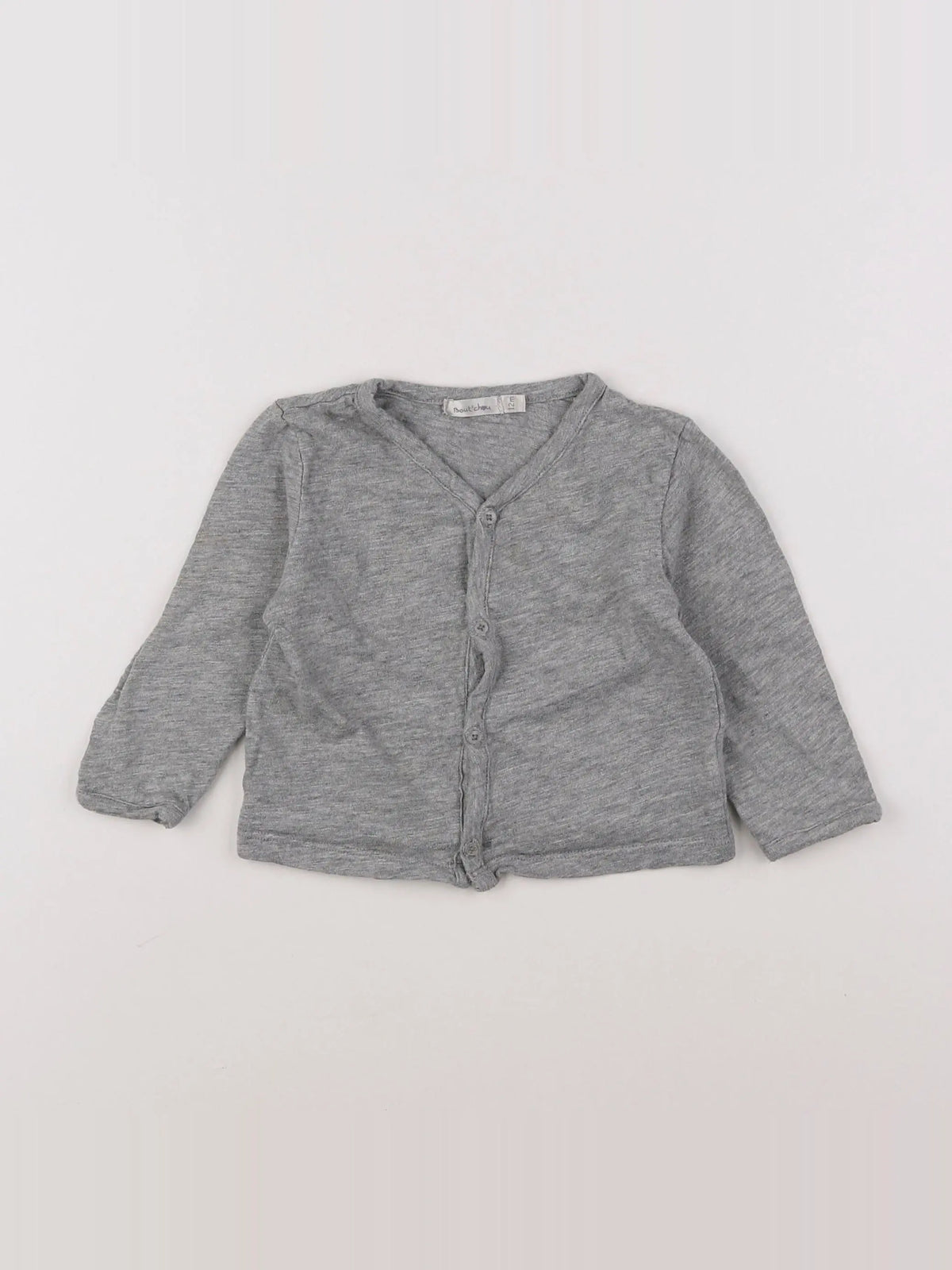 Boutchou - tee-shirt gris - 12 mois