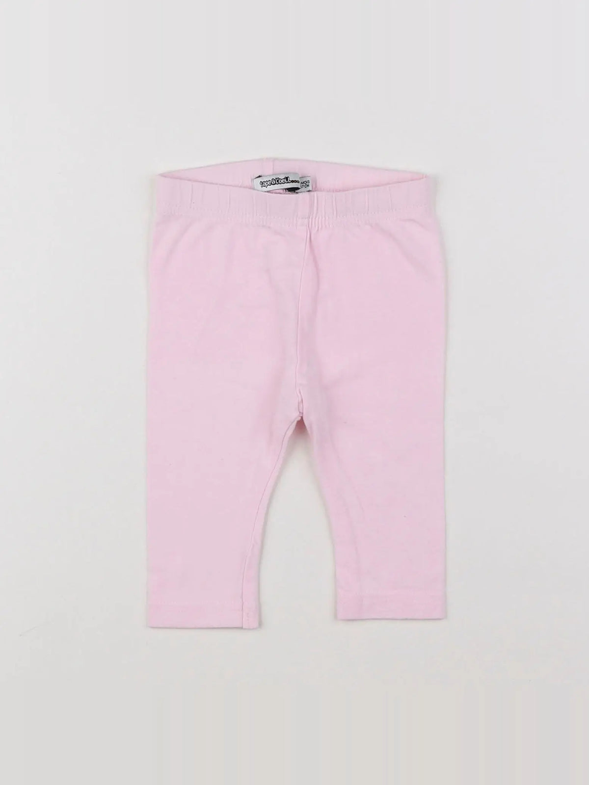 Tape à l'oeil - legging rose - 6 mois