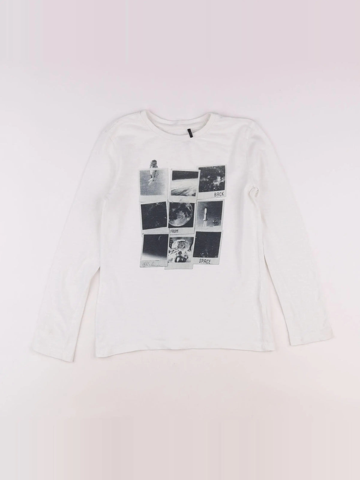 IKKS - tee-shirt blanc - 8 ans