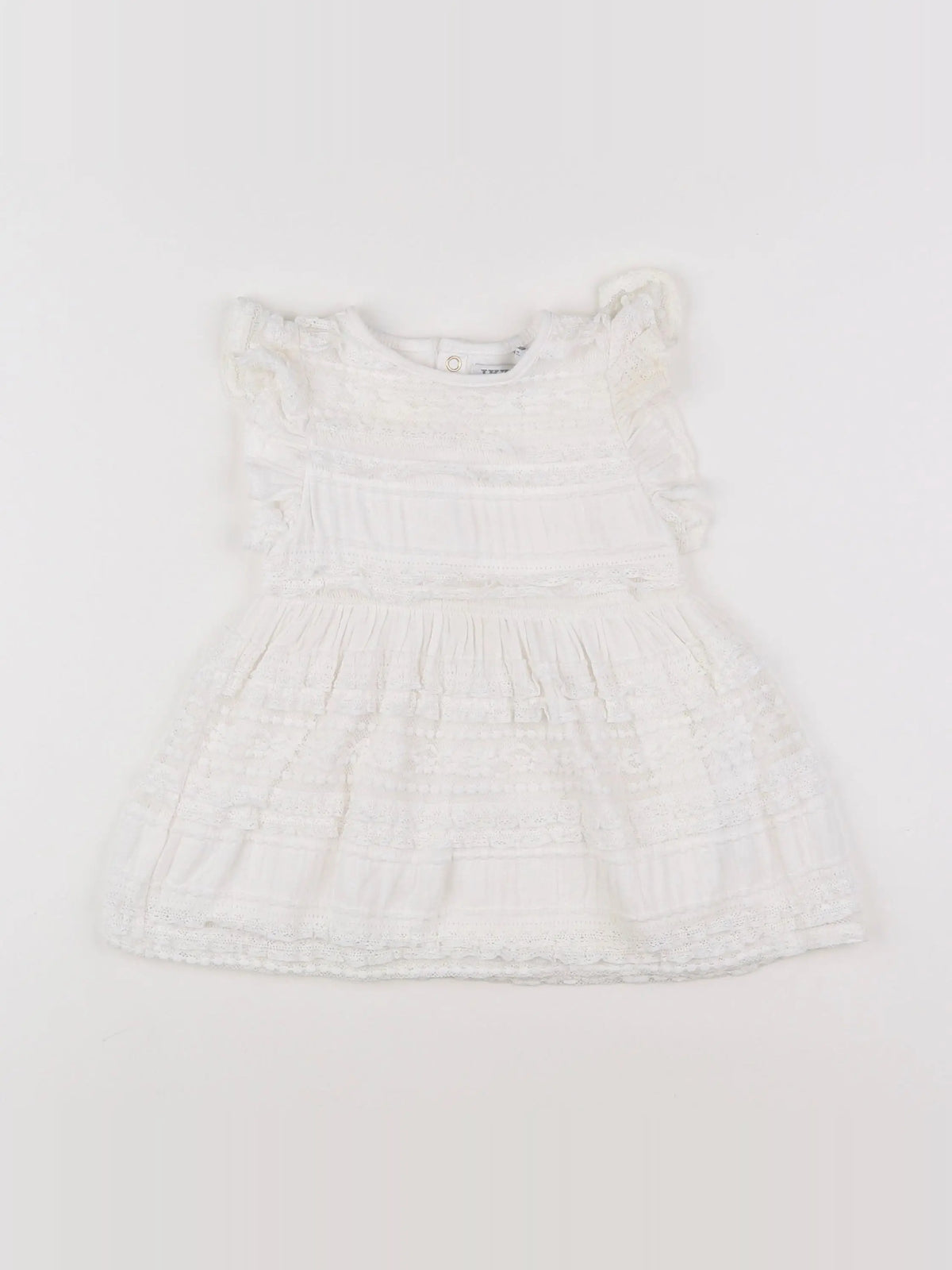 IKKS - robe blanc - 6 mois