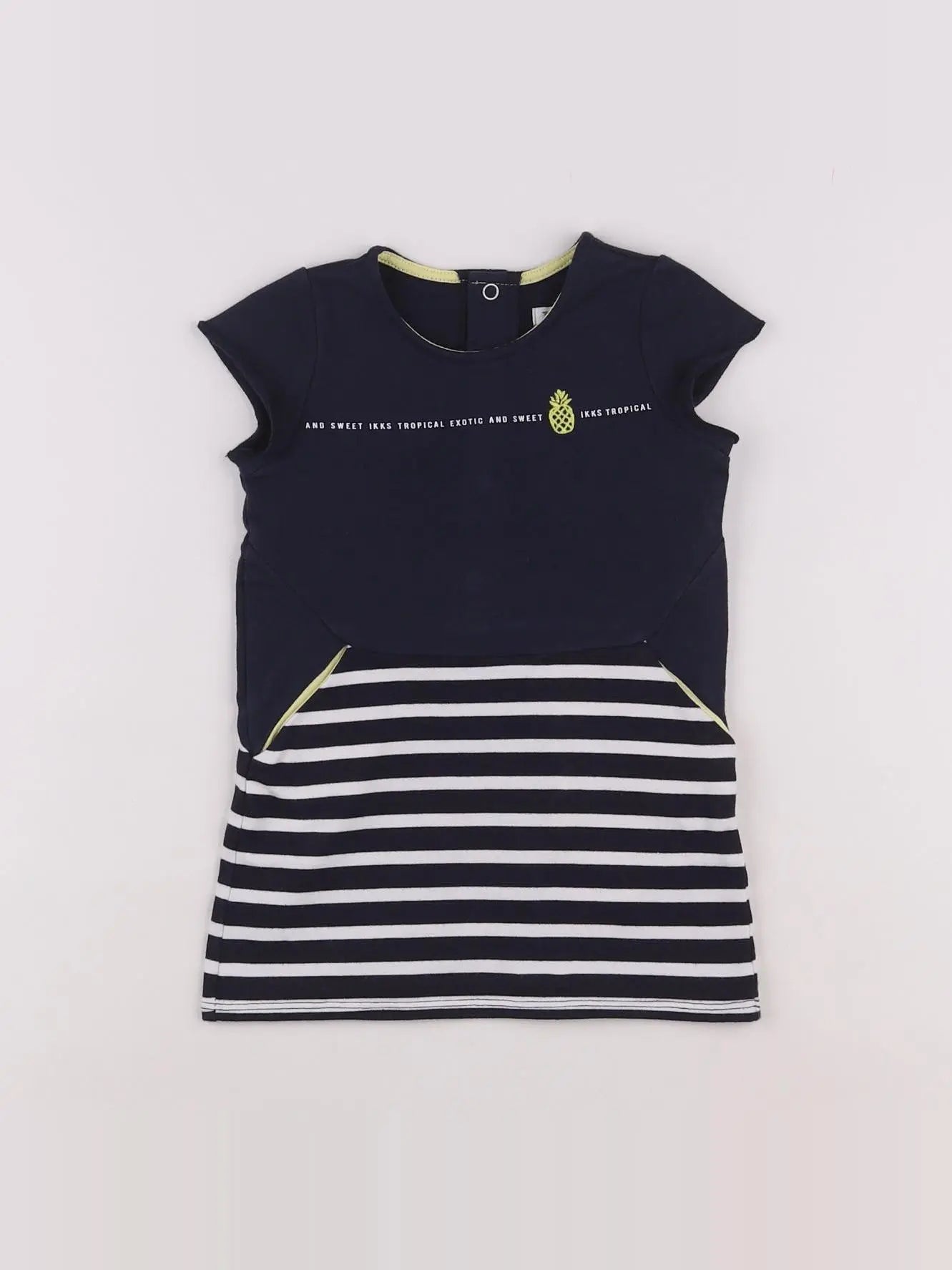 IKKS - robe bleu - 12 mois