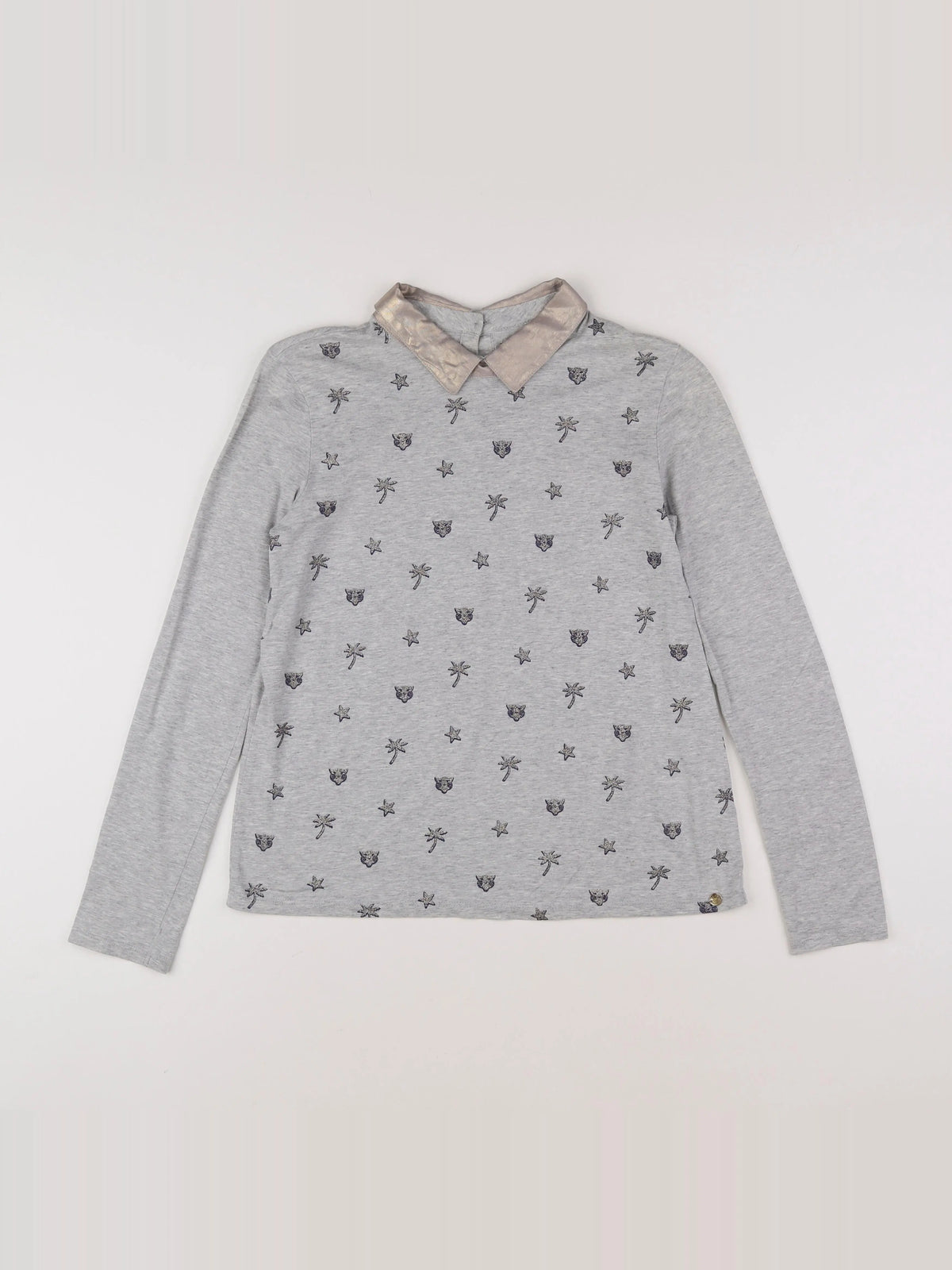 IKKS - tee-shirt gris - 14 ans