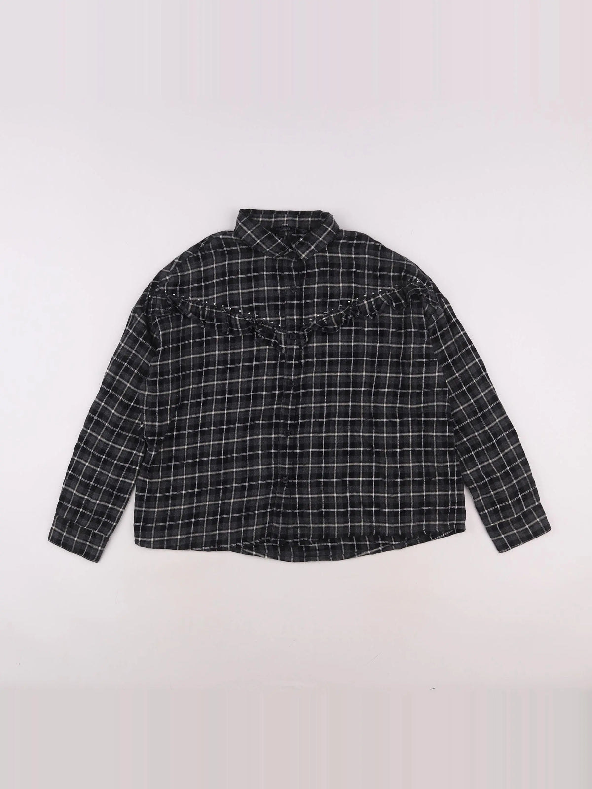 IKKS - chemise gris - 10 ans