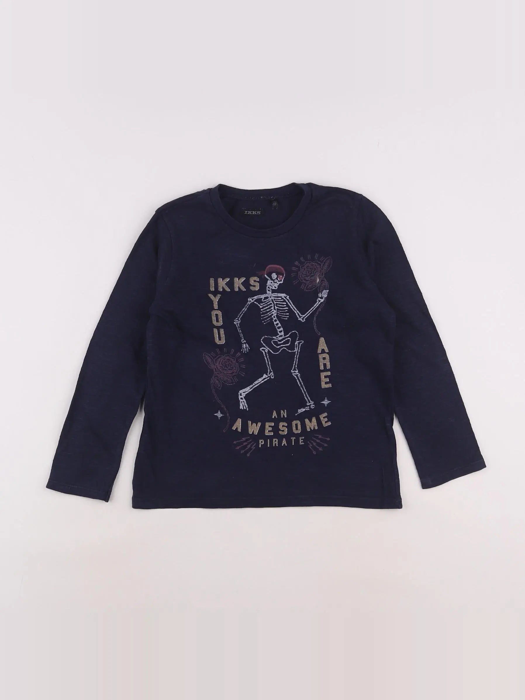 IKKS - tee-shirt bleu - 5 ans