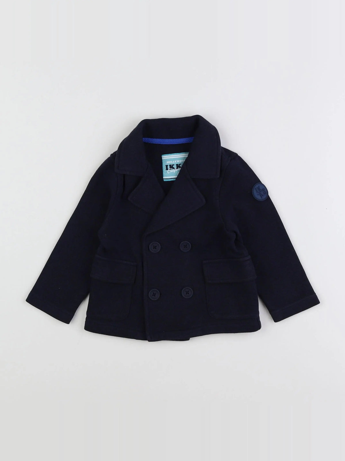 IKKS - veste imprimé au dos bleu - 18 mois