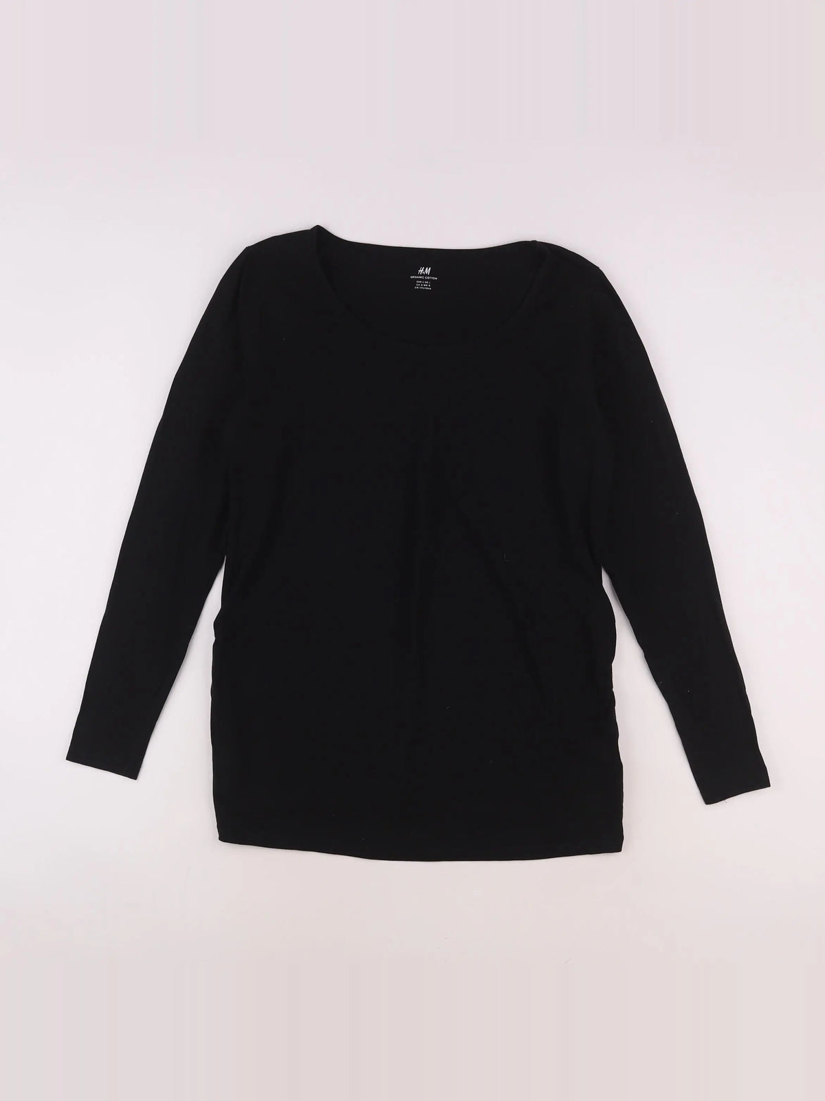 H&M - tee-shirt grossesse noir - 42 à 44