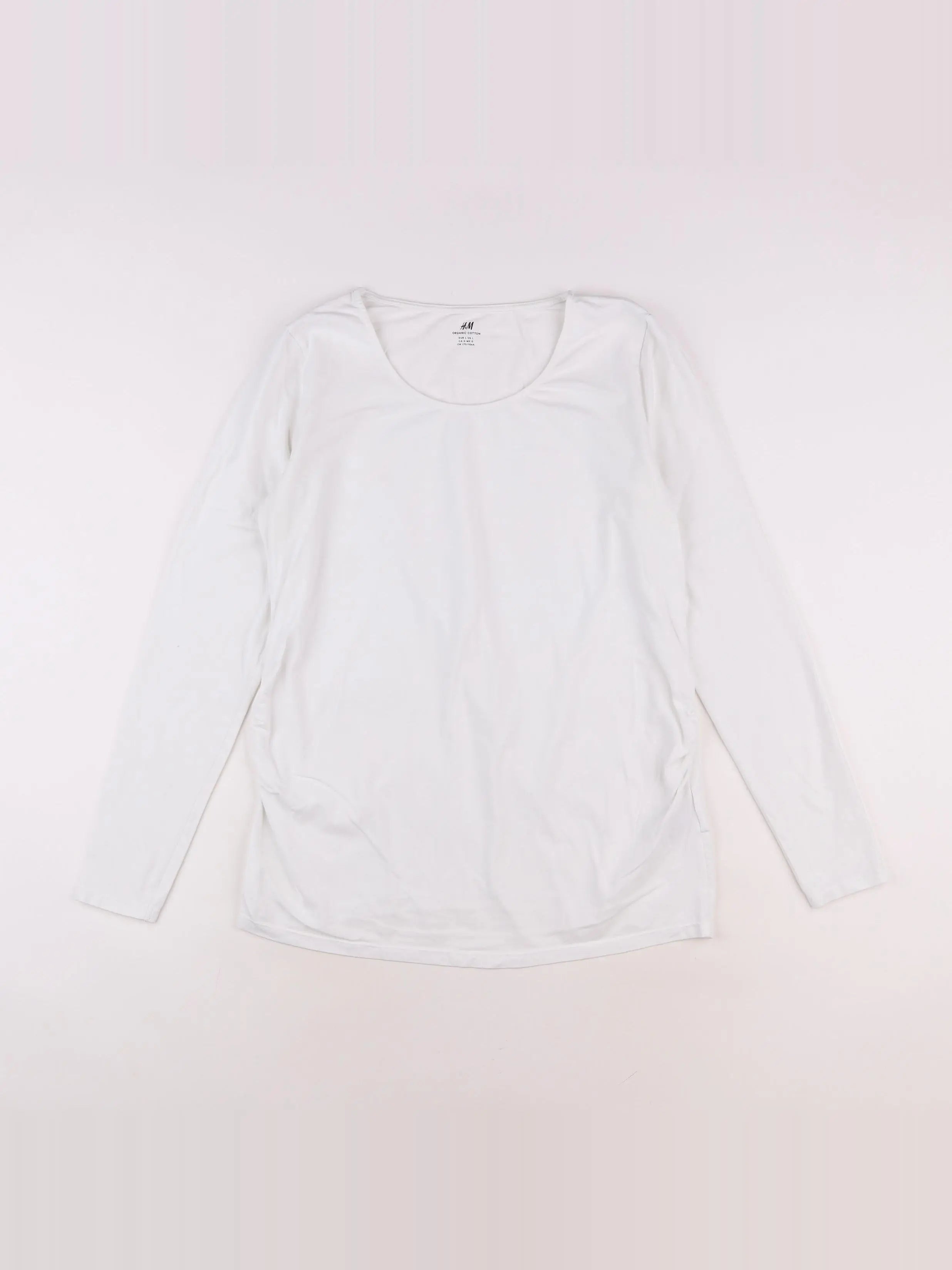 H&M - tee-shirt grossesse blanc - 42 à 44