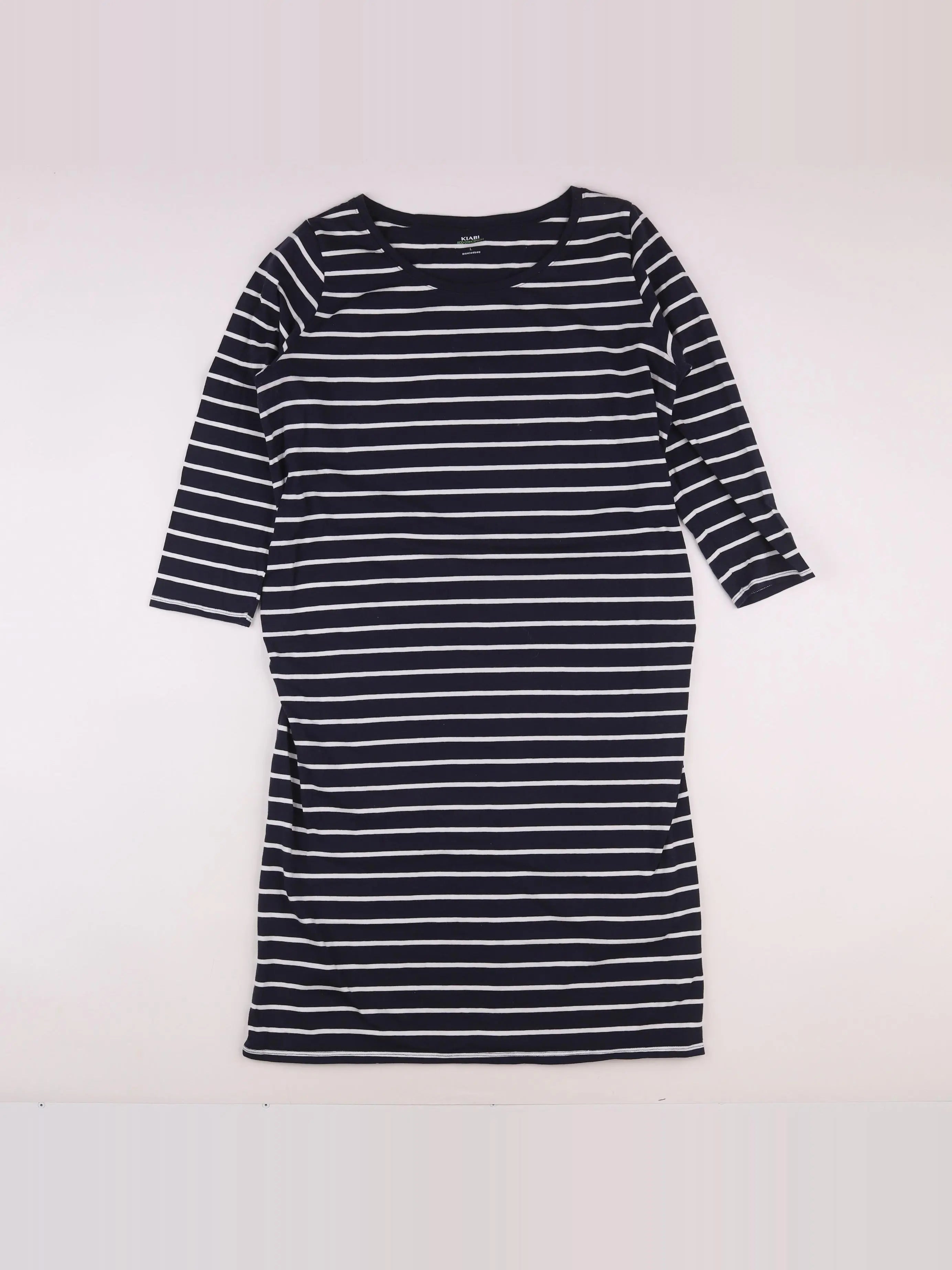 Kiabi - robe grossesse blanc, bleu - 42 à 44