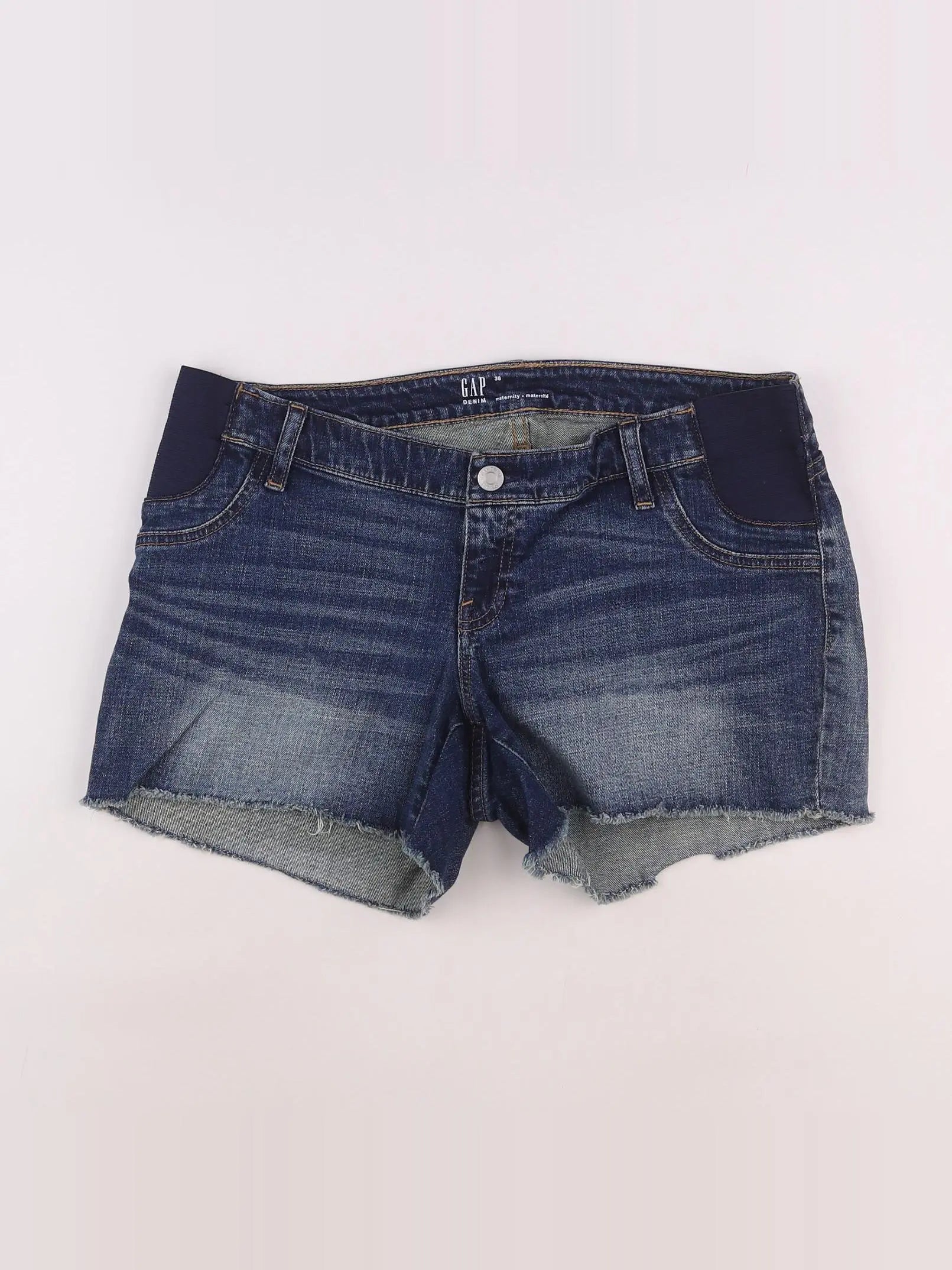 GAP maternité - short grossesse bleu - 38