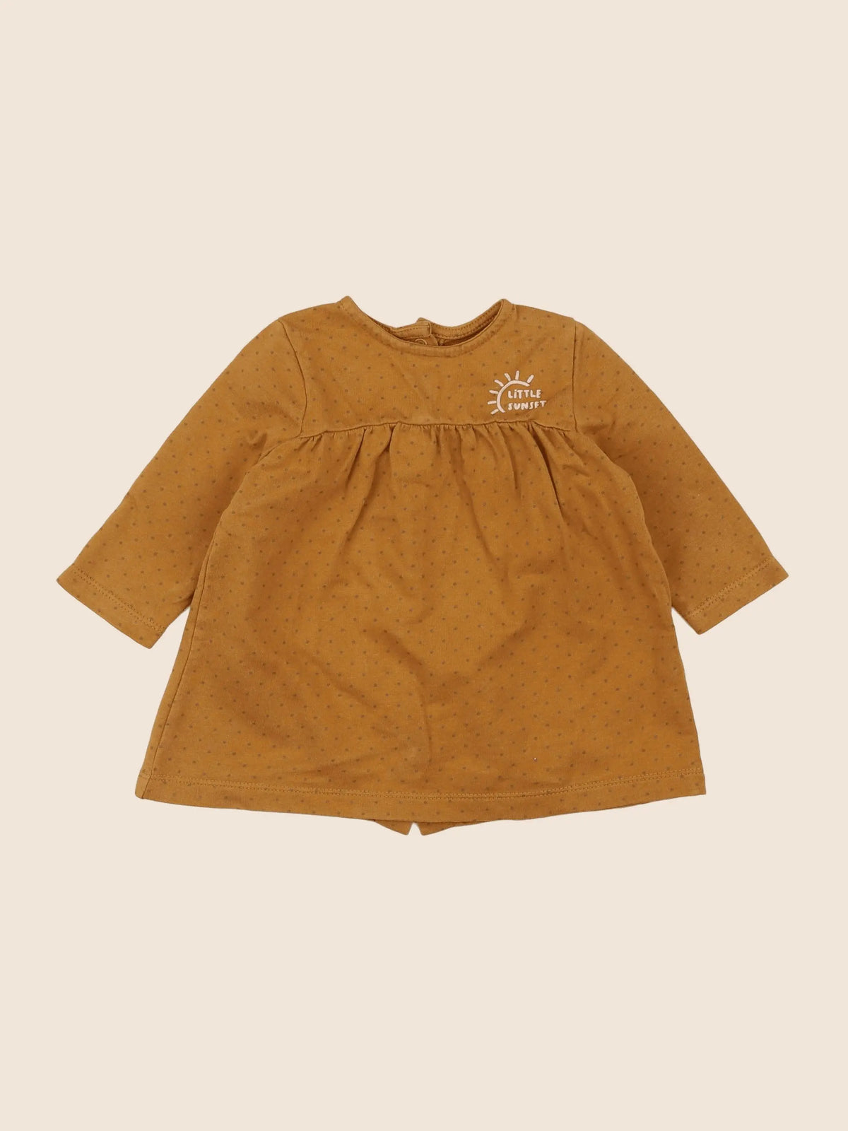 Vertbaudet - robe marron - 6 mois