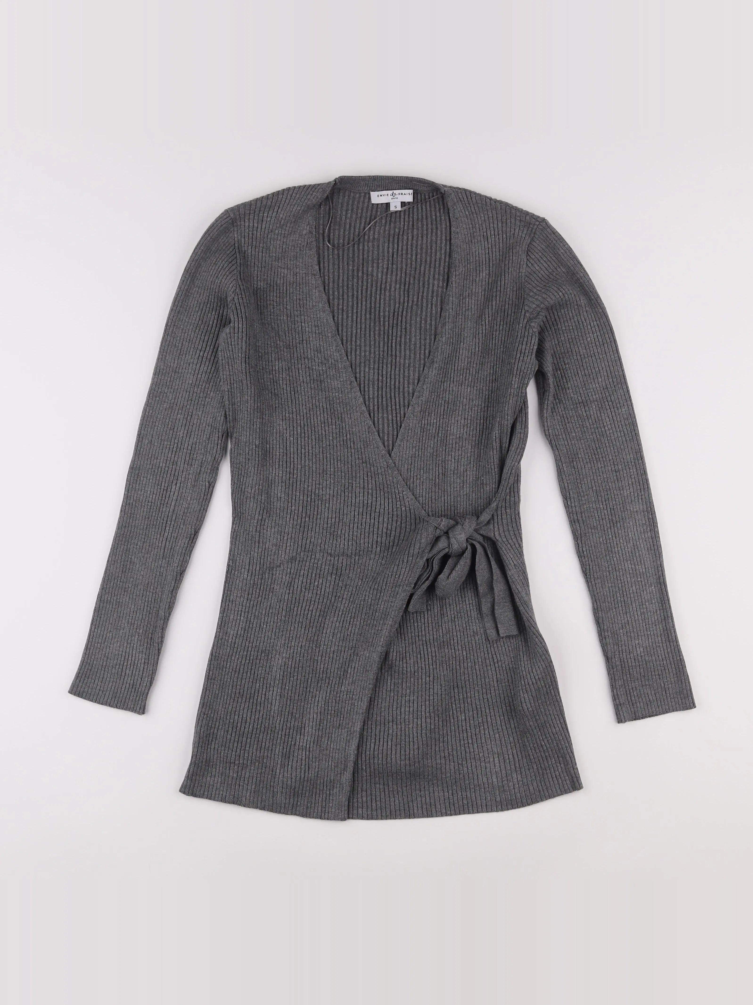 Envie de fraise - gilet grossesse gris - 34