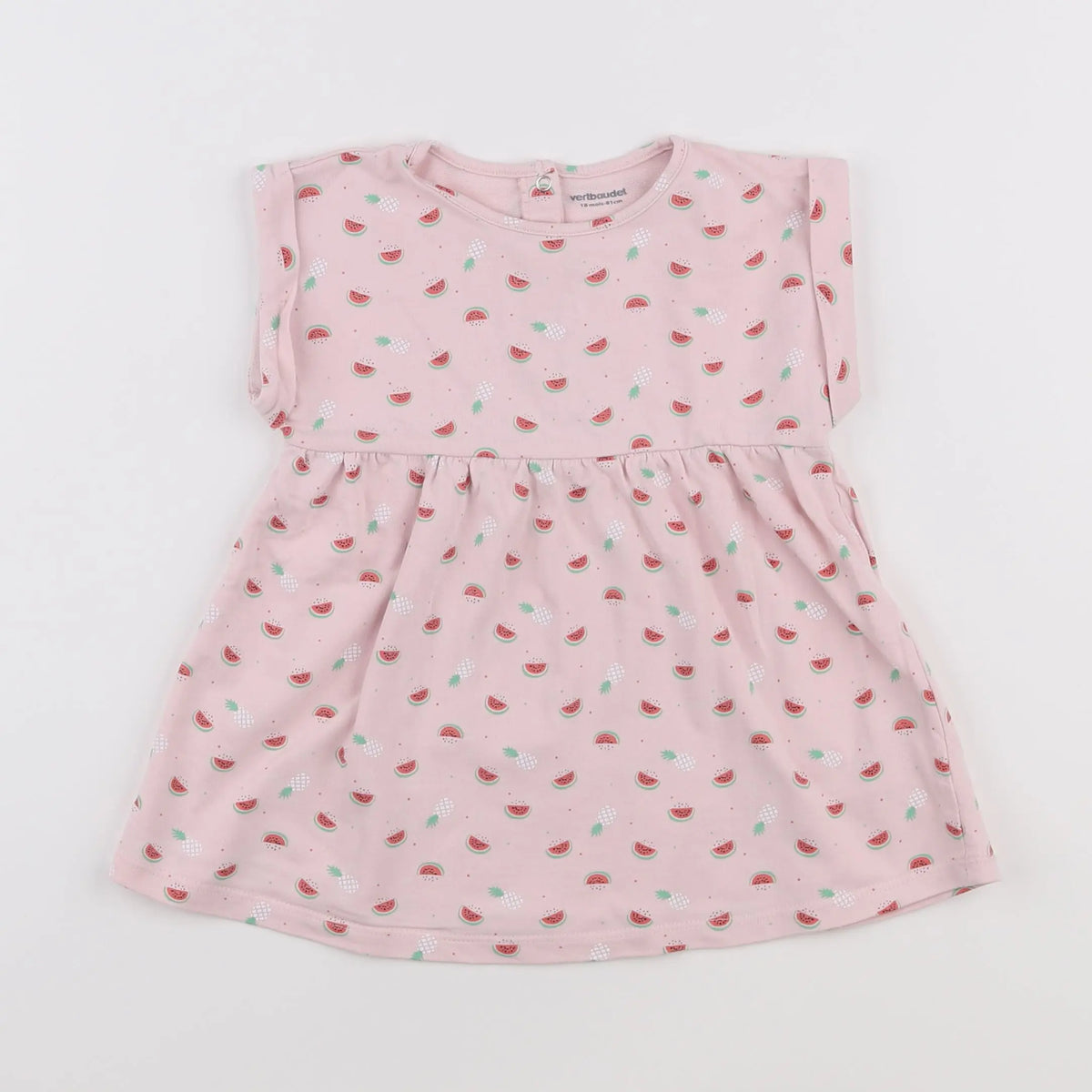 Vertbaudet - robe rose - 18 mois