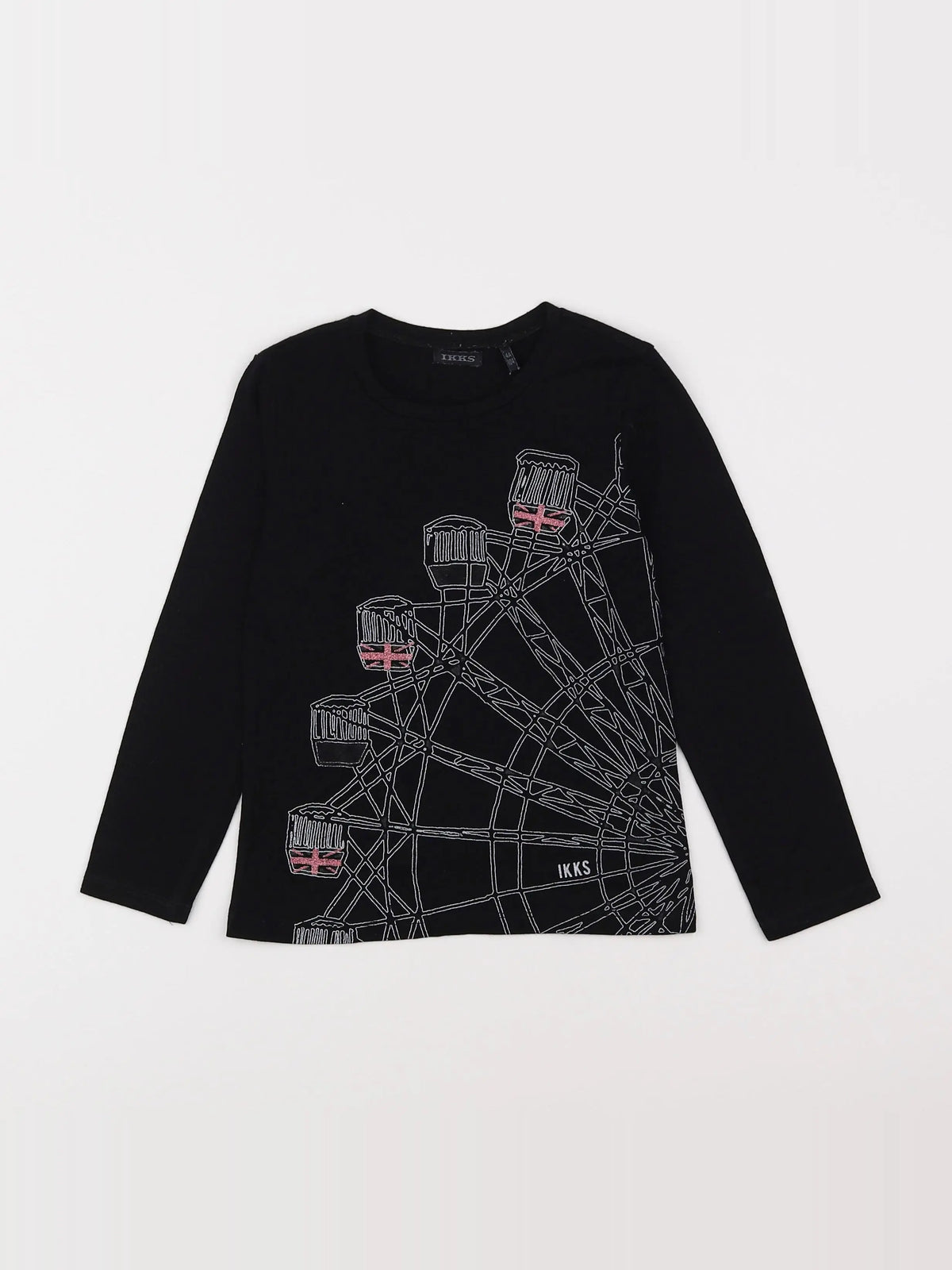 IKKS - tee-shirt noir - 4 ans