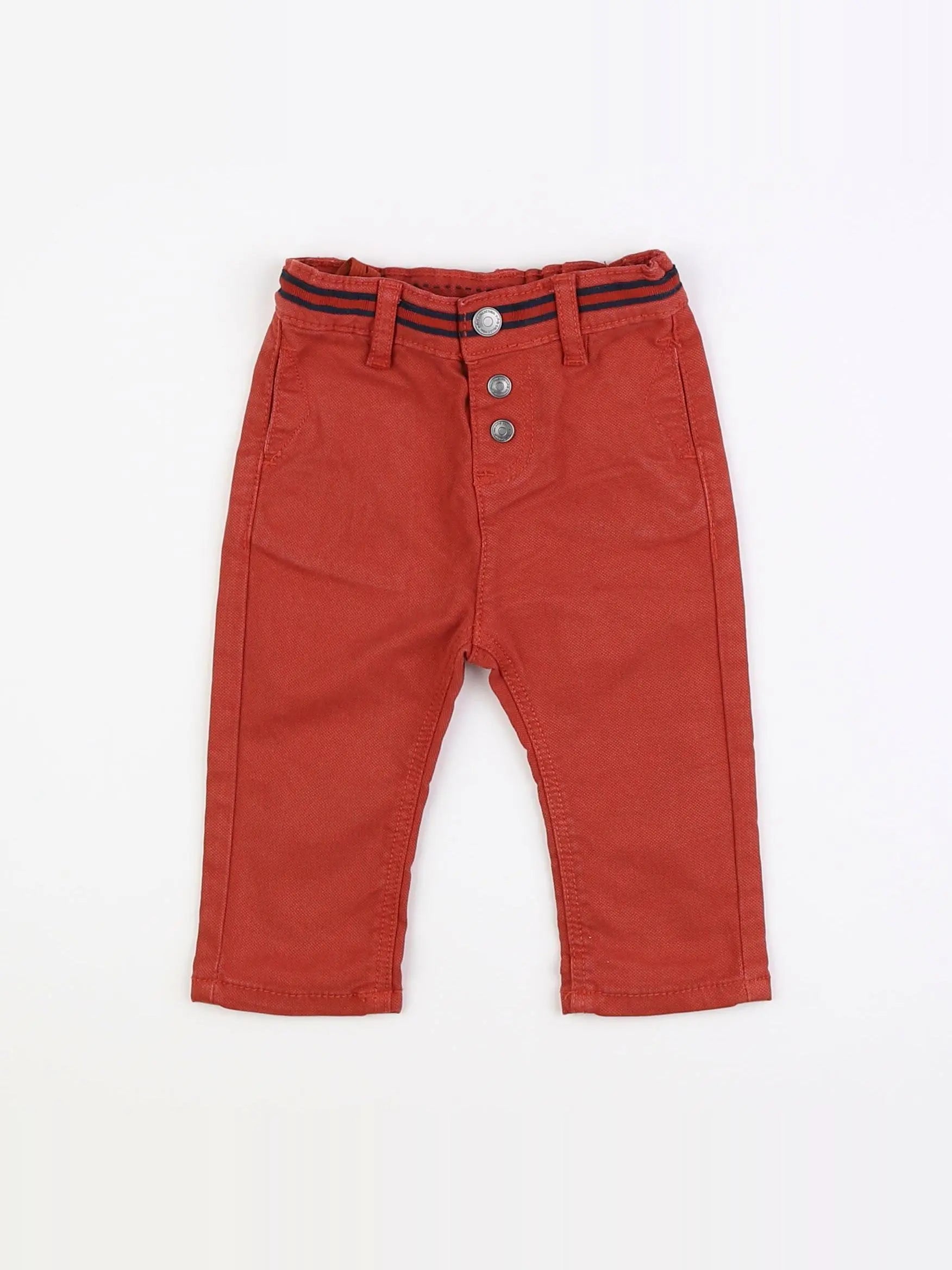 Tape à l'oeil - pantalon rouge - 6 mois