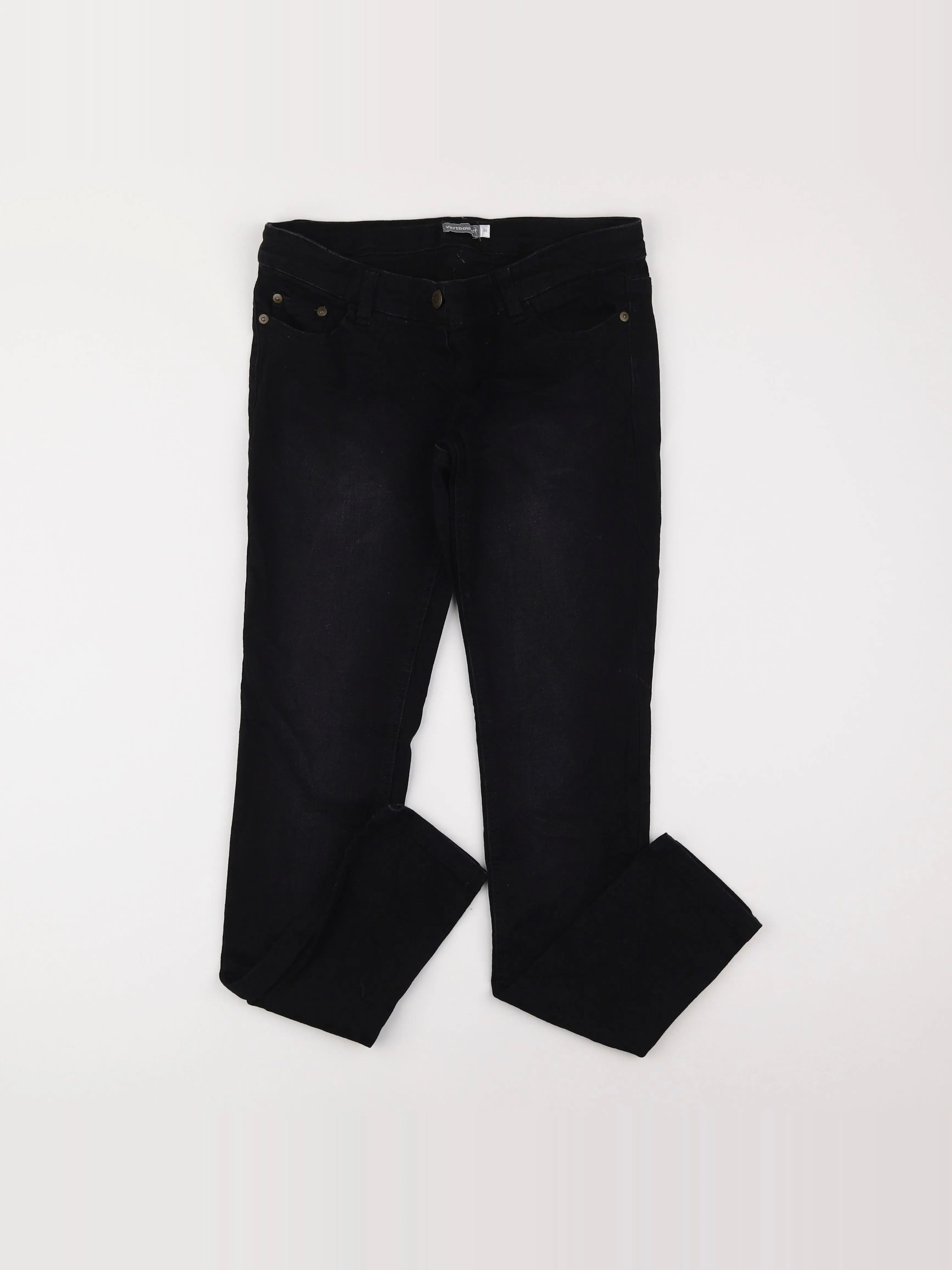 Vertbaudet - jean grossesse noir - 38