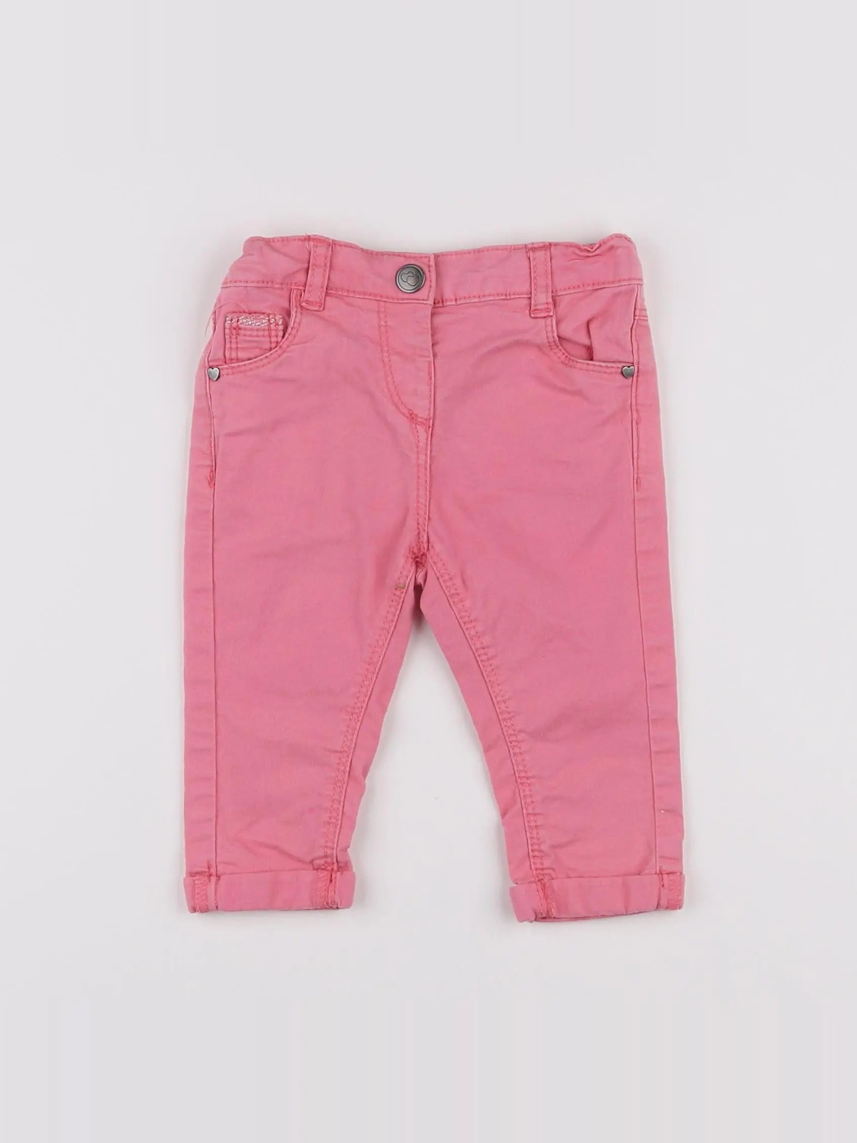 Tape à l'oeil - pantalon rose - 6 mois