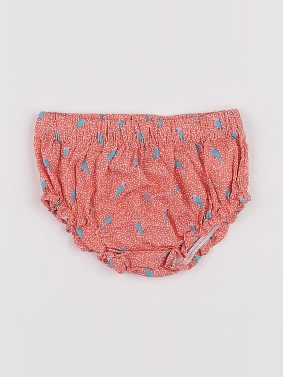 Tape à l'oeil - bloomer orange - 3 mois