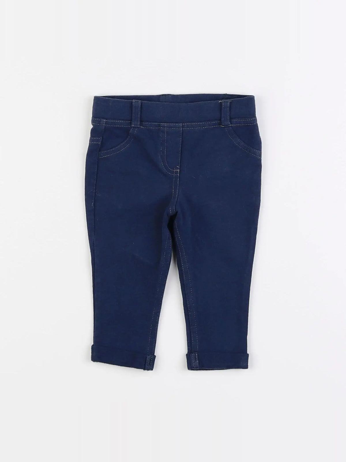 Tape à l'oeil - jegging bleu - 6 mois