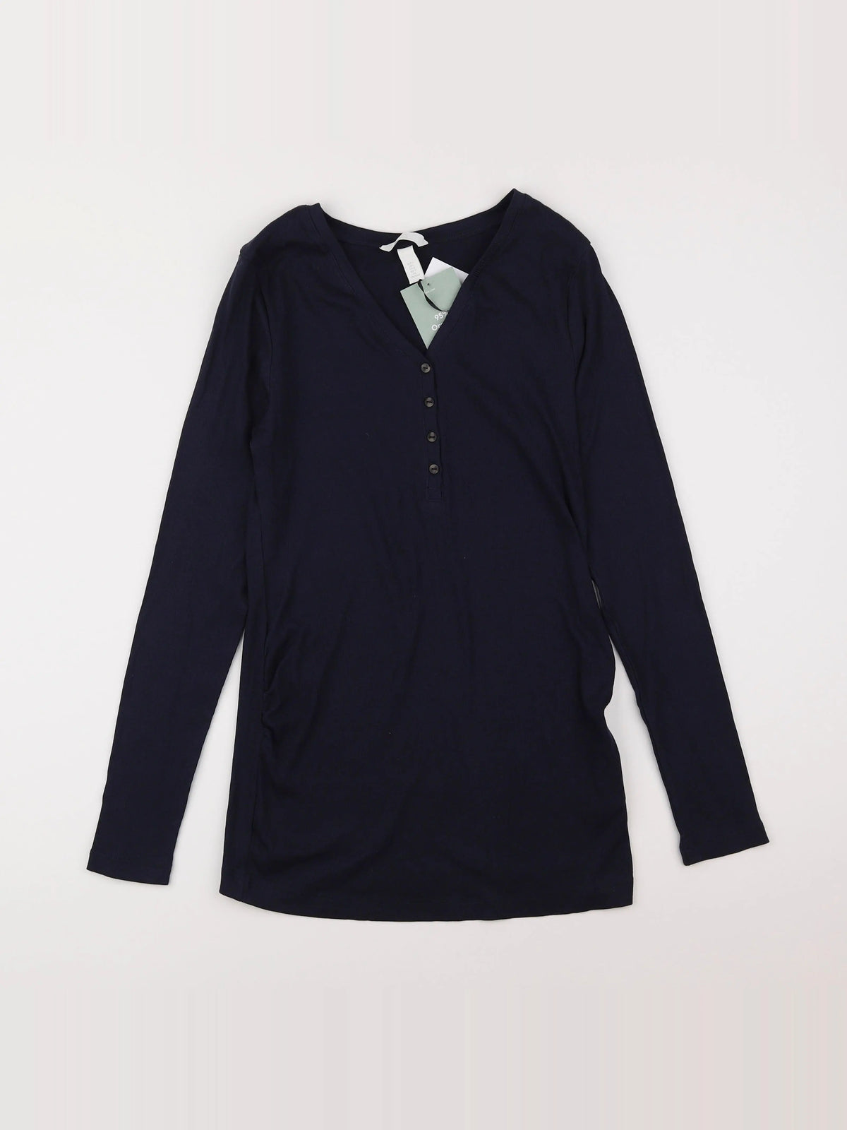 H&M - tee-shirt grossesse bleu - 44 à 46