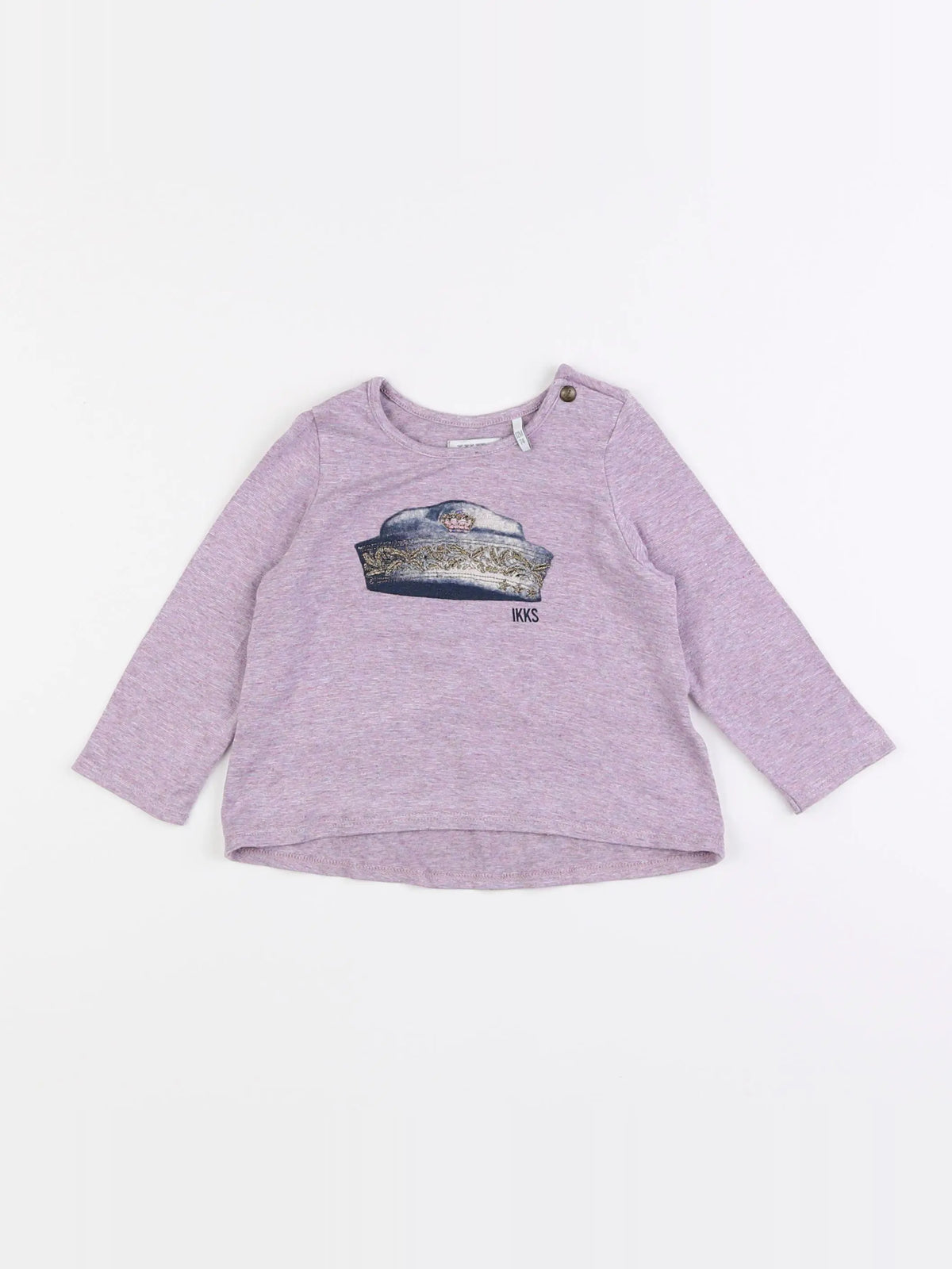 IKKS - tee-shirt violet - 12 mois