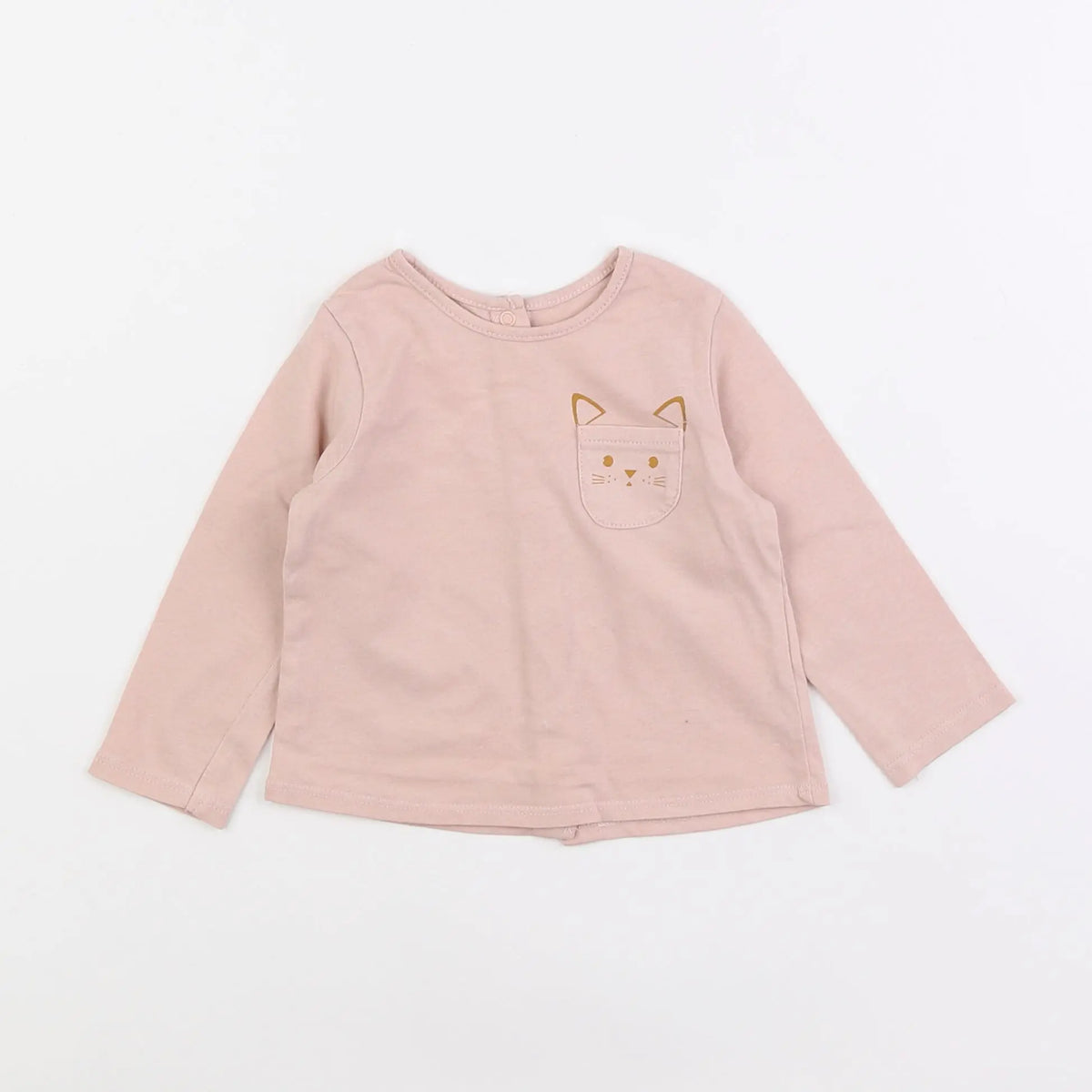 Vertbaudet - tee-shirt rose - 6 mois