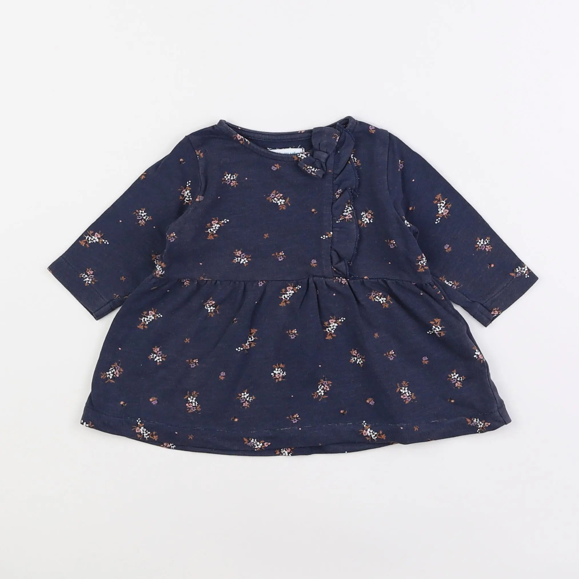 Vertbaudet - robe bleu - 3 mois