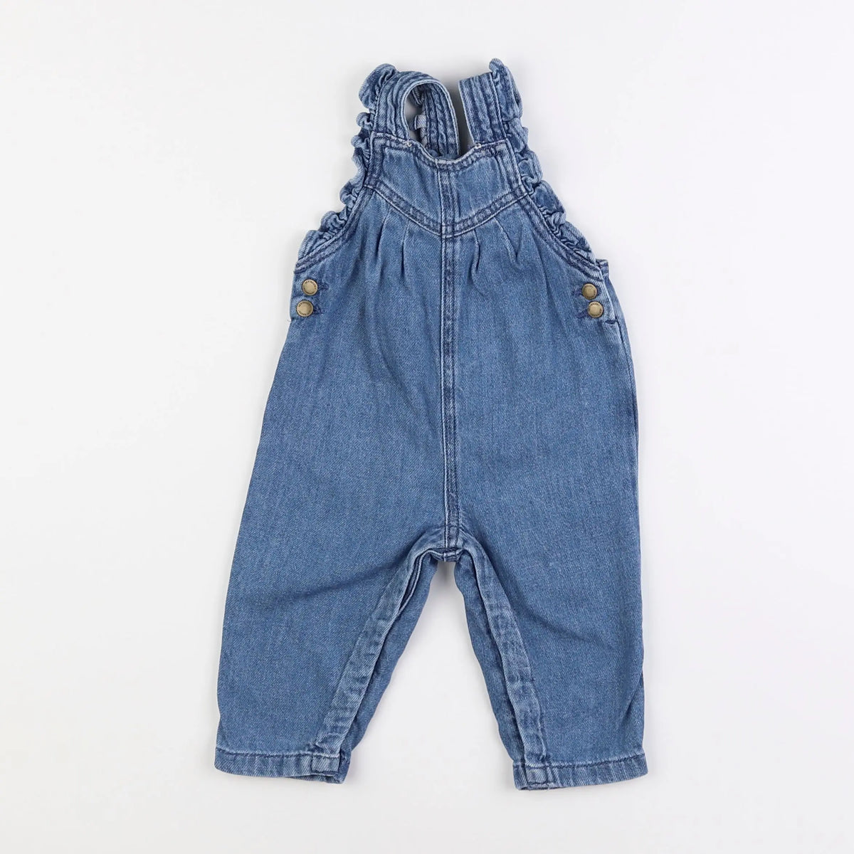 Vertbaudet - salopette bleu - 9 mois