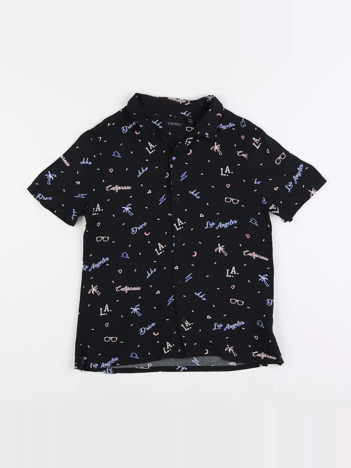 IKKS - chemise noir - 8 ans