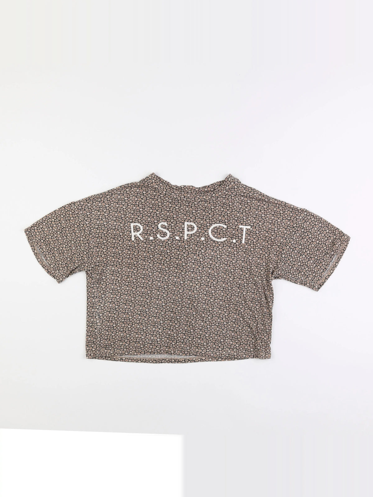 IKKS - tee-shirt court  marron - 10 ans