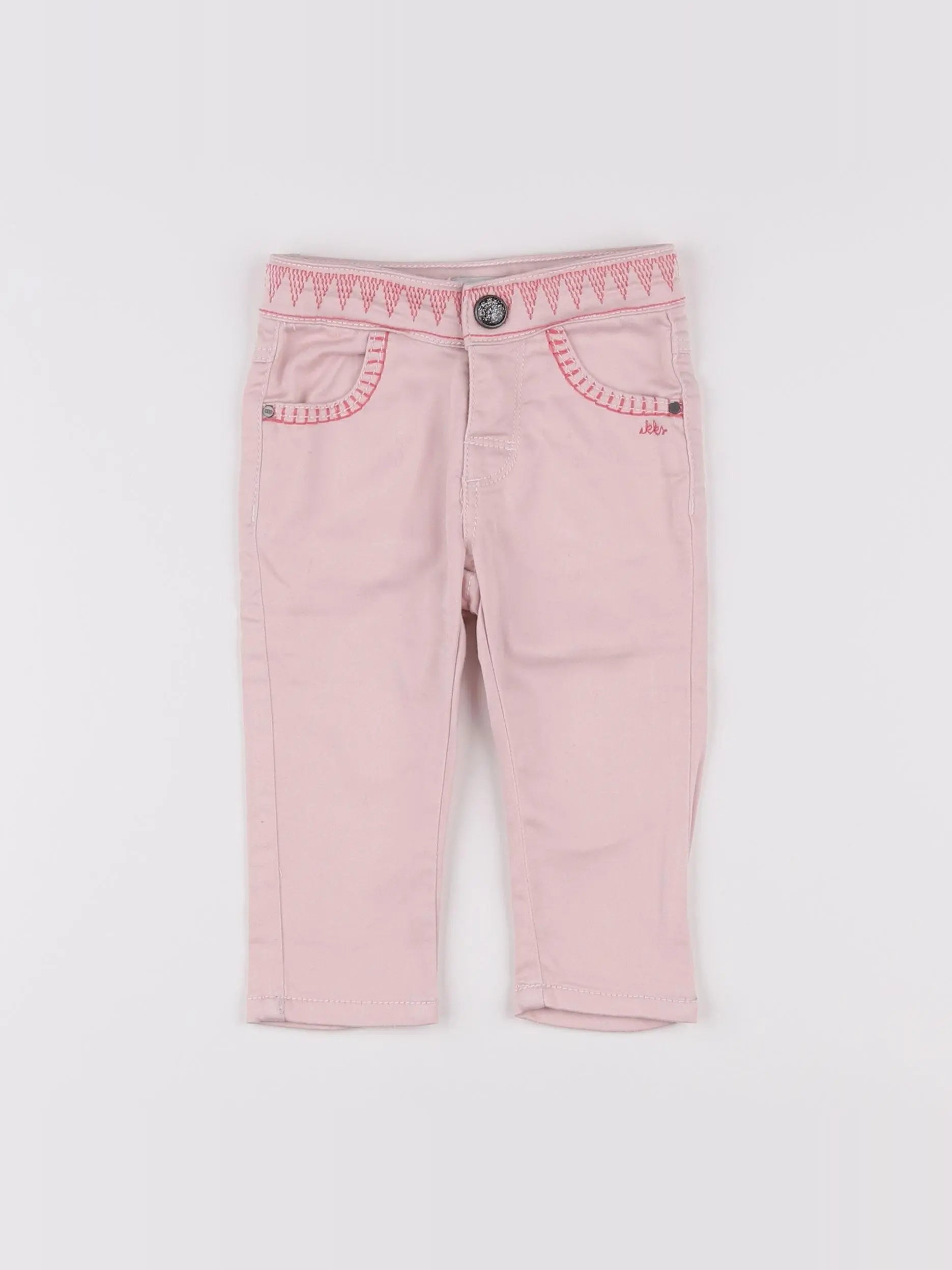 IKKS - pantalon rose - 6 mois