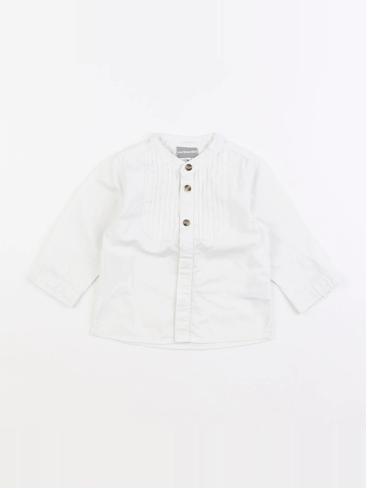 Vertbaudet - blouse blanc - 9 mois