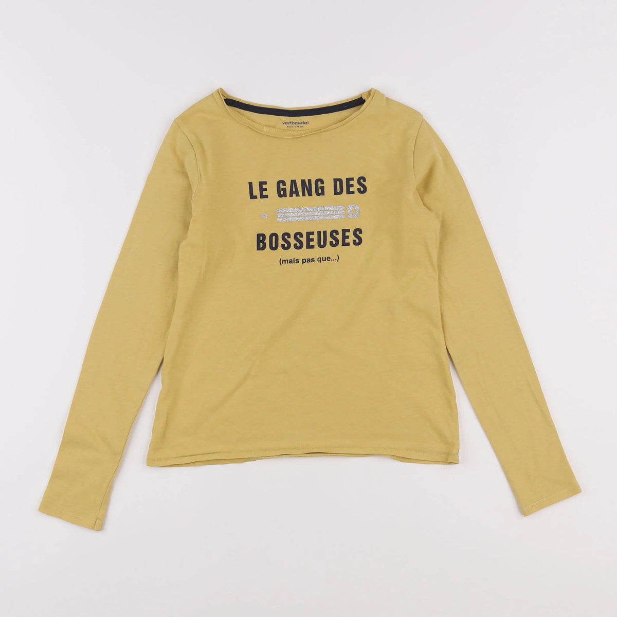 Vertbaudet - tee-shirt jaune - 8 ans