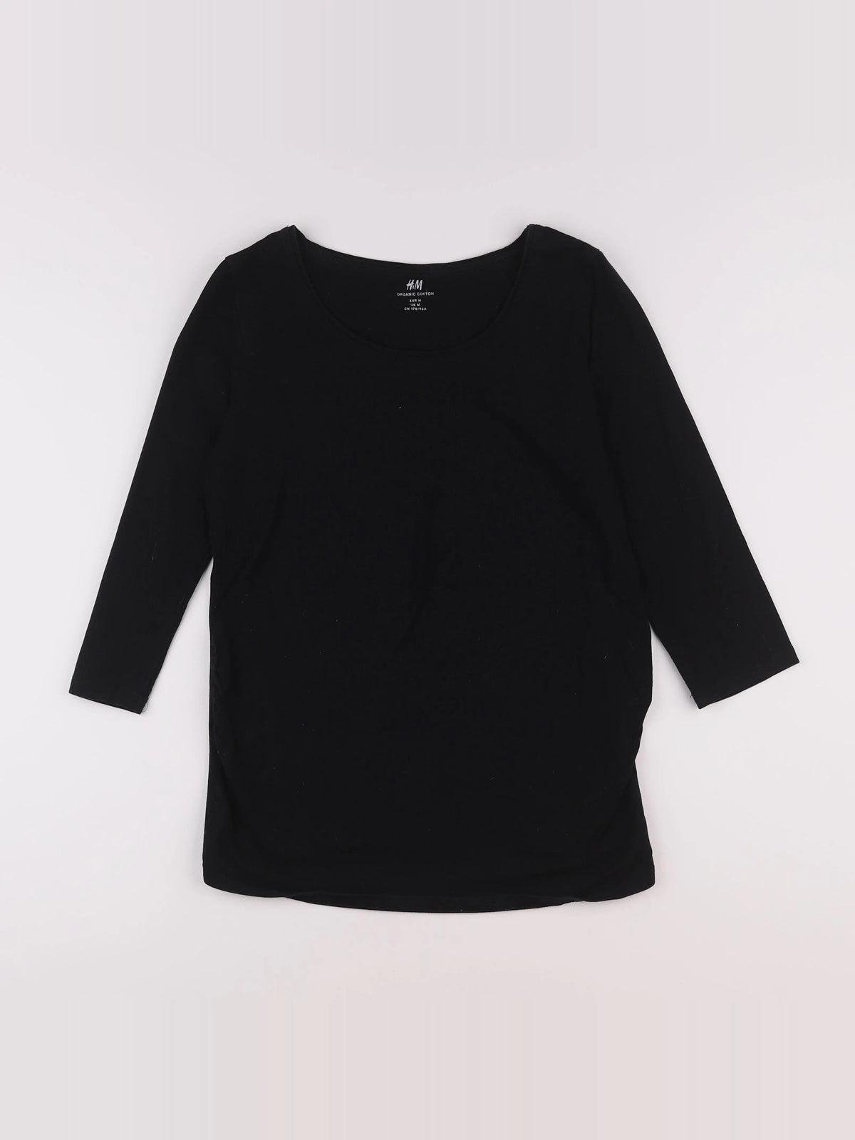 H&M - tee-shirt grossesse noir - 38 à 40