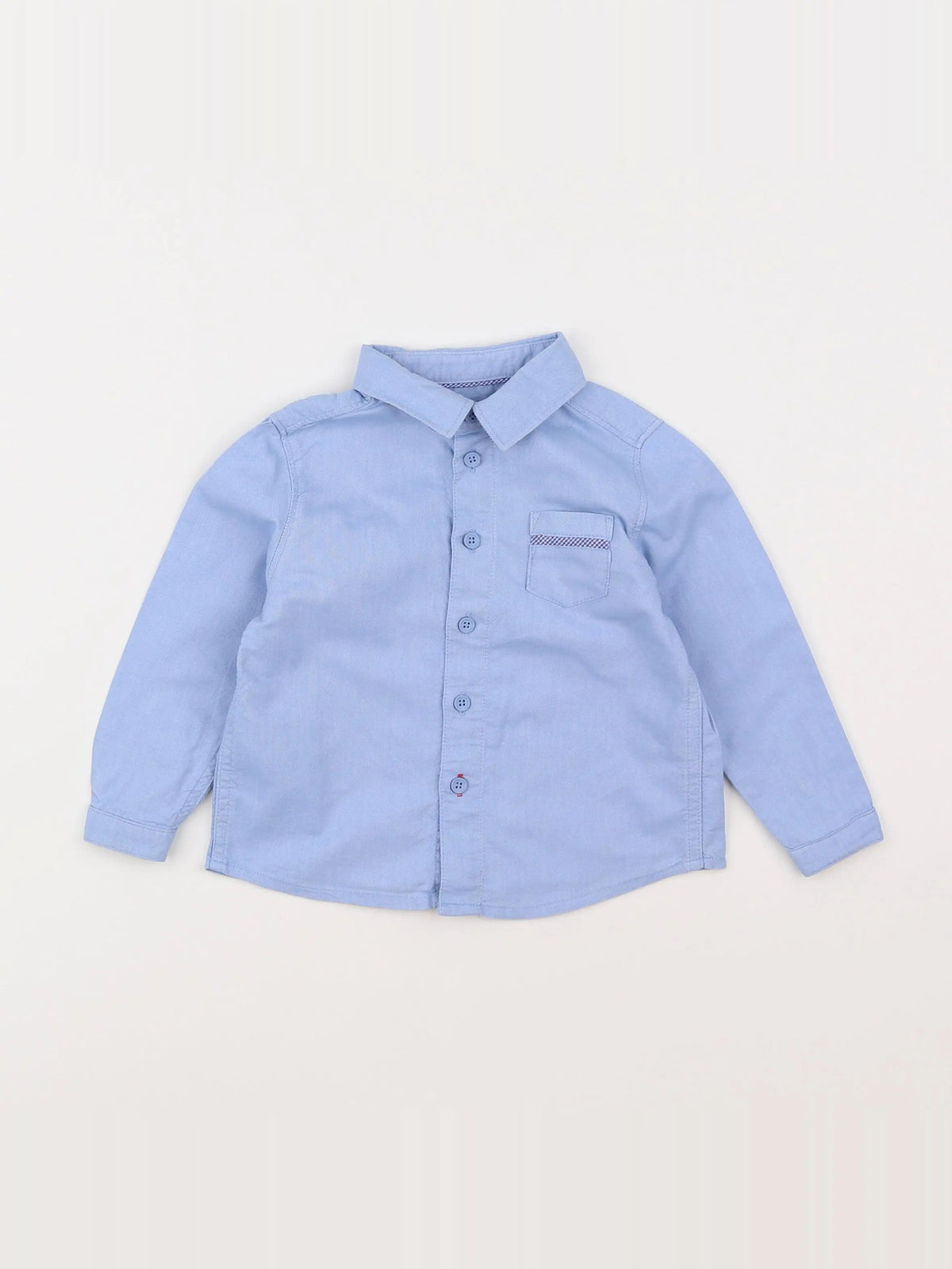 Cyrillus - chemise bleu - 18 mois