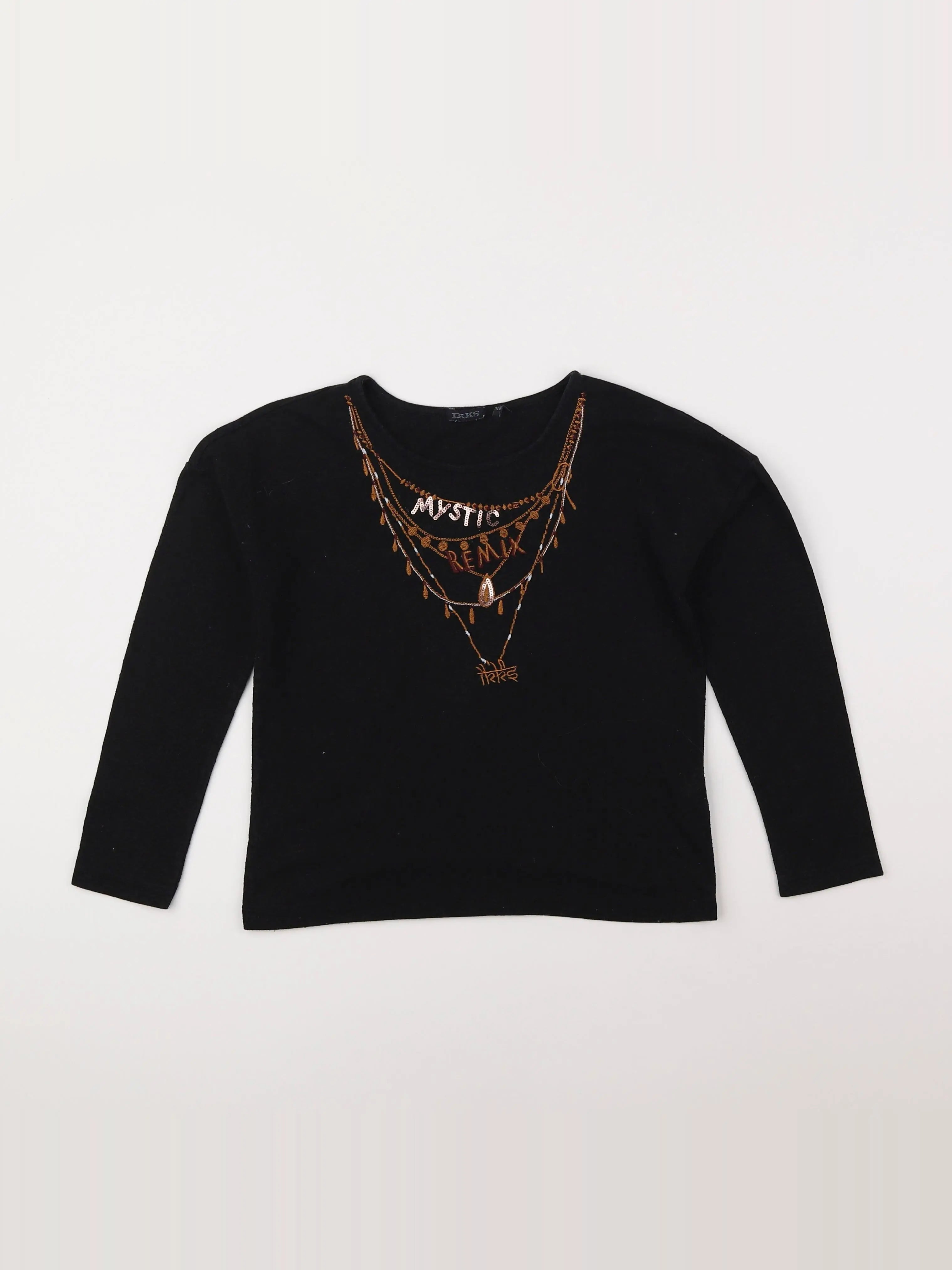 IKKS - tee-shirt noir - 8 ans
