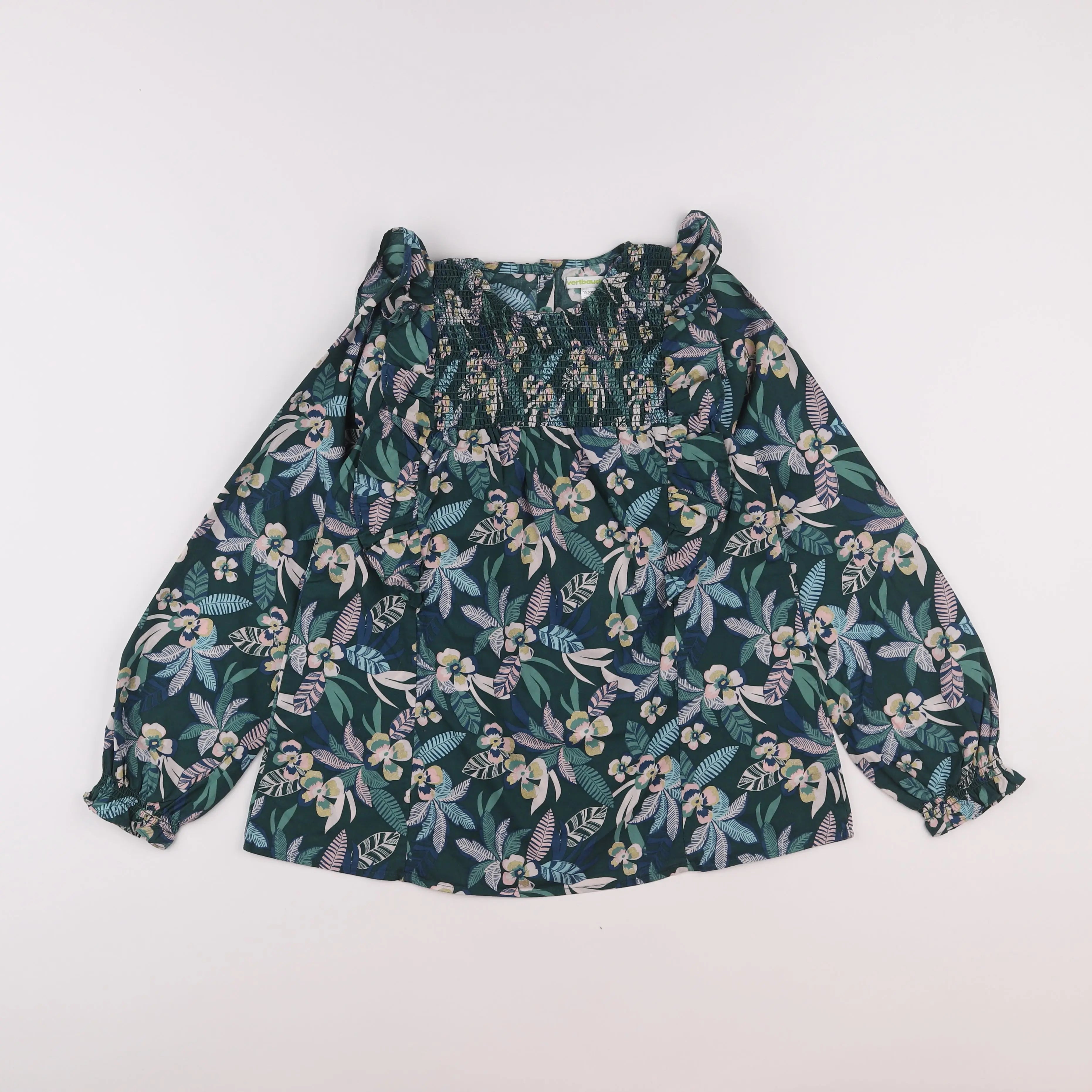 Vertbaudet - blouse vert - 12 ans