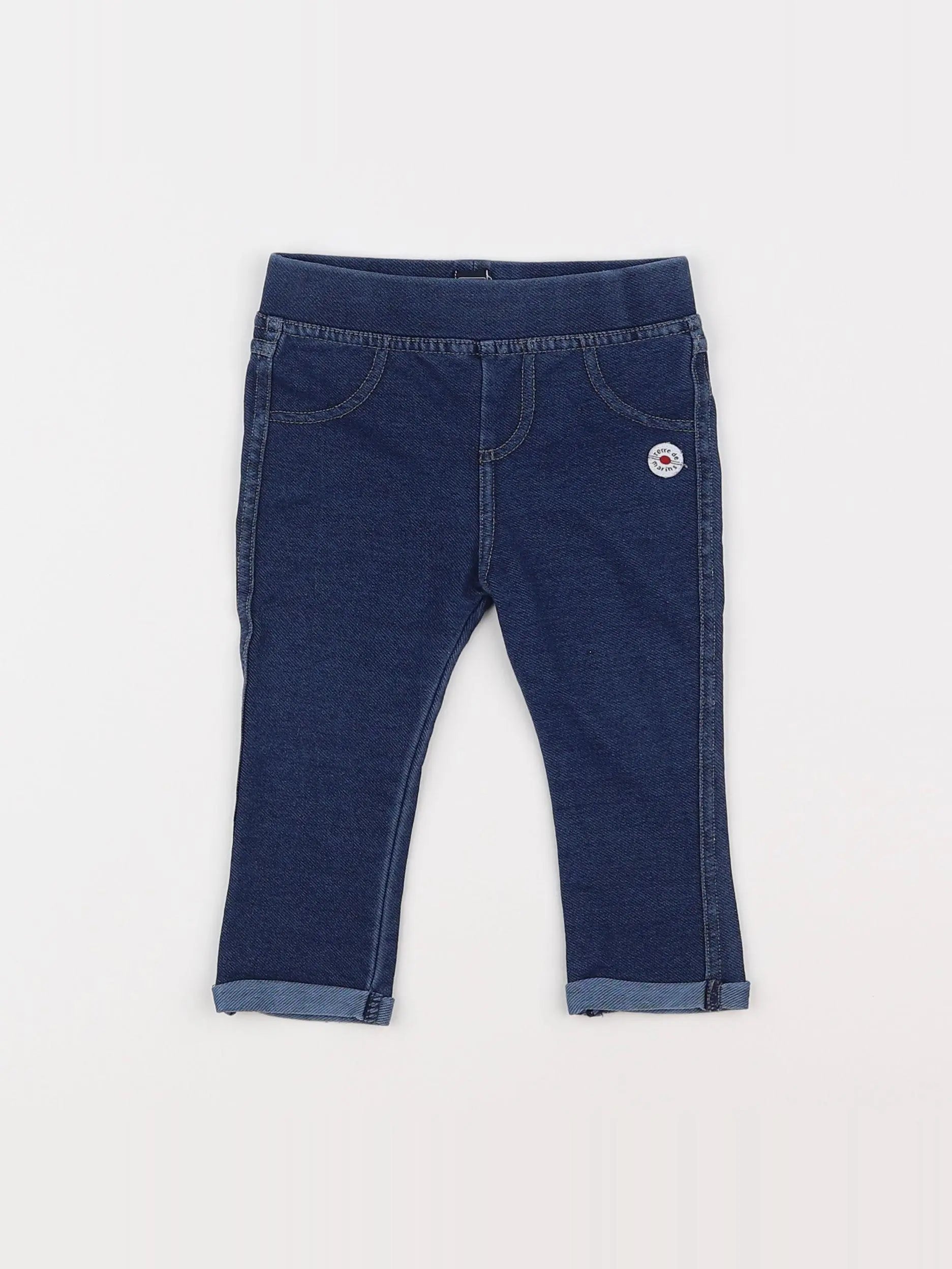 Terre de marins - jegging bleu - 9 mois