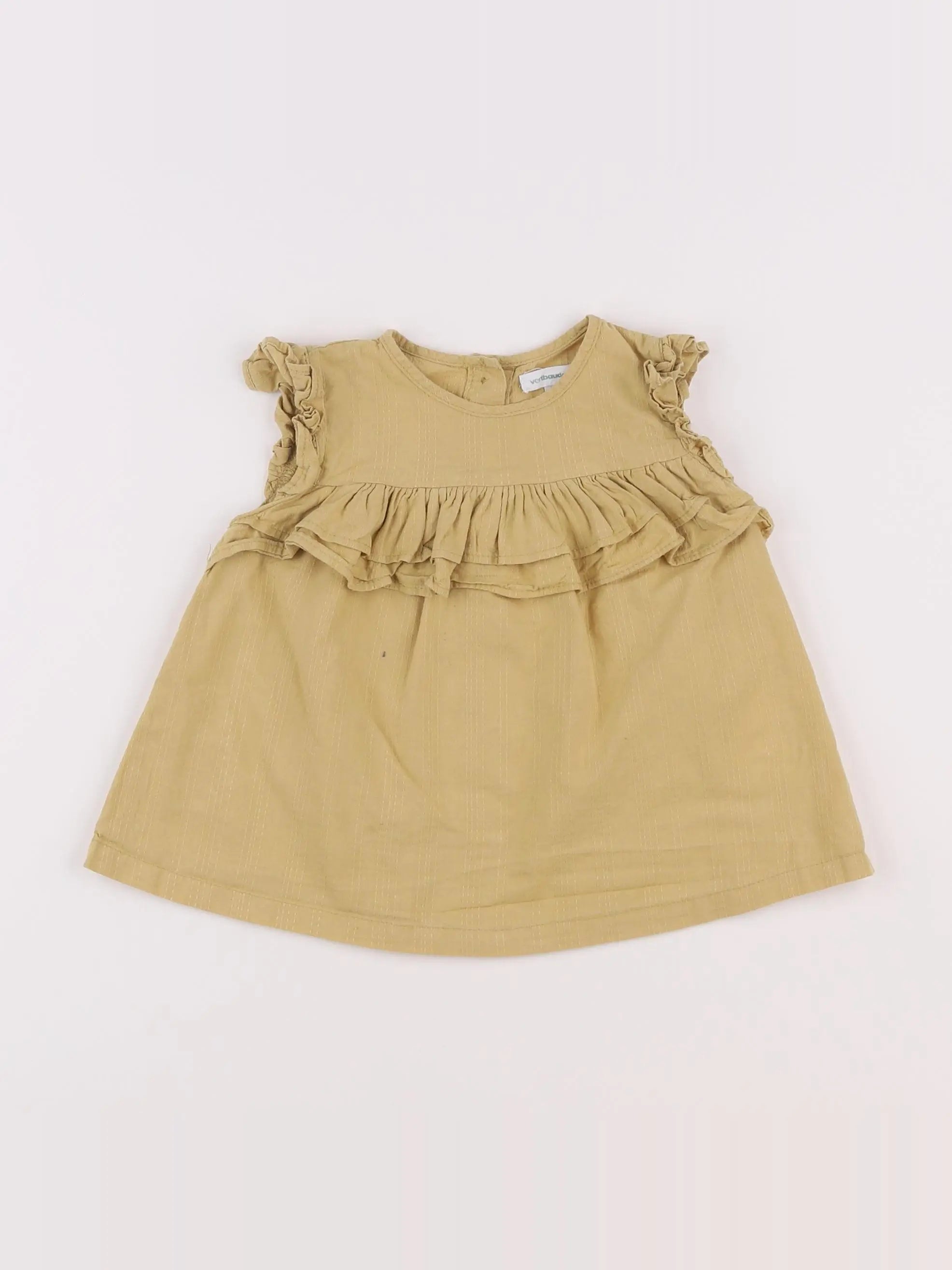 Vertbaudet - blouse jaune - 18 mois