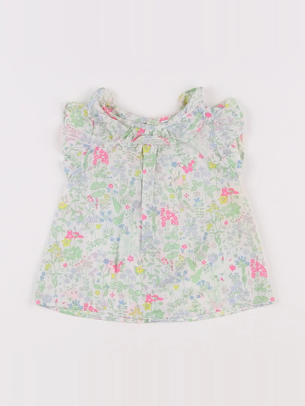 Jacadi - blouse liberty multicolore - 6 mois