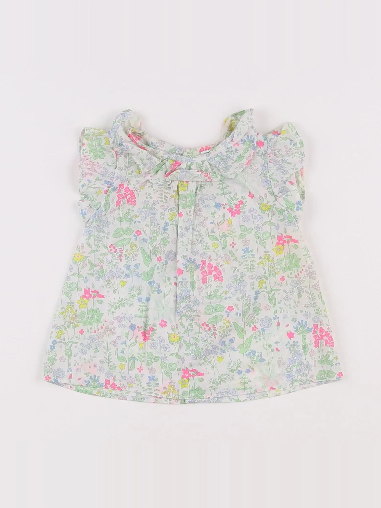 Jacadi - blouse liberty multicolore - 6 mois