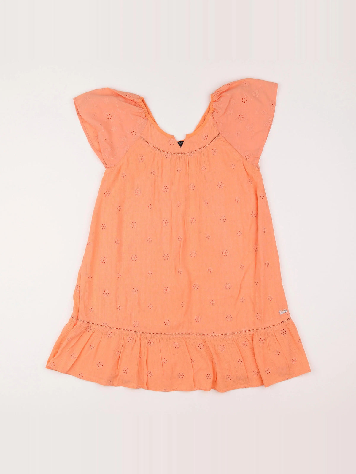 IKKS - robe orange - 10 ans